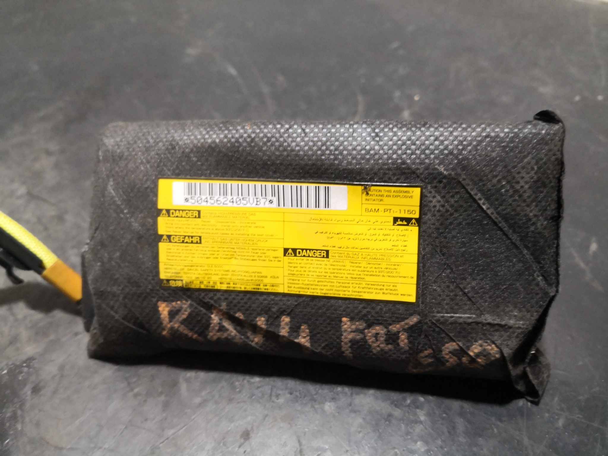 Airbag Banco Esq TOYOTA RAV 4 II (_A2_) | 00 - 05 Imagem-2