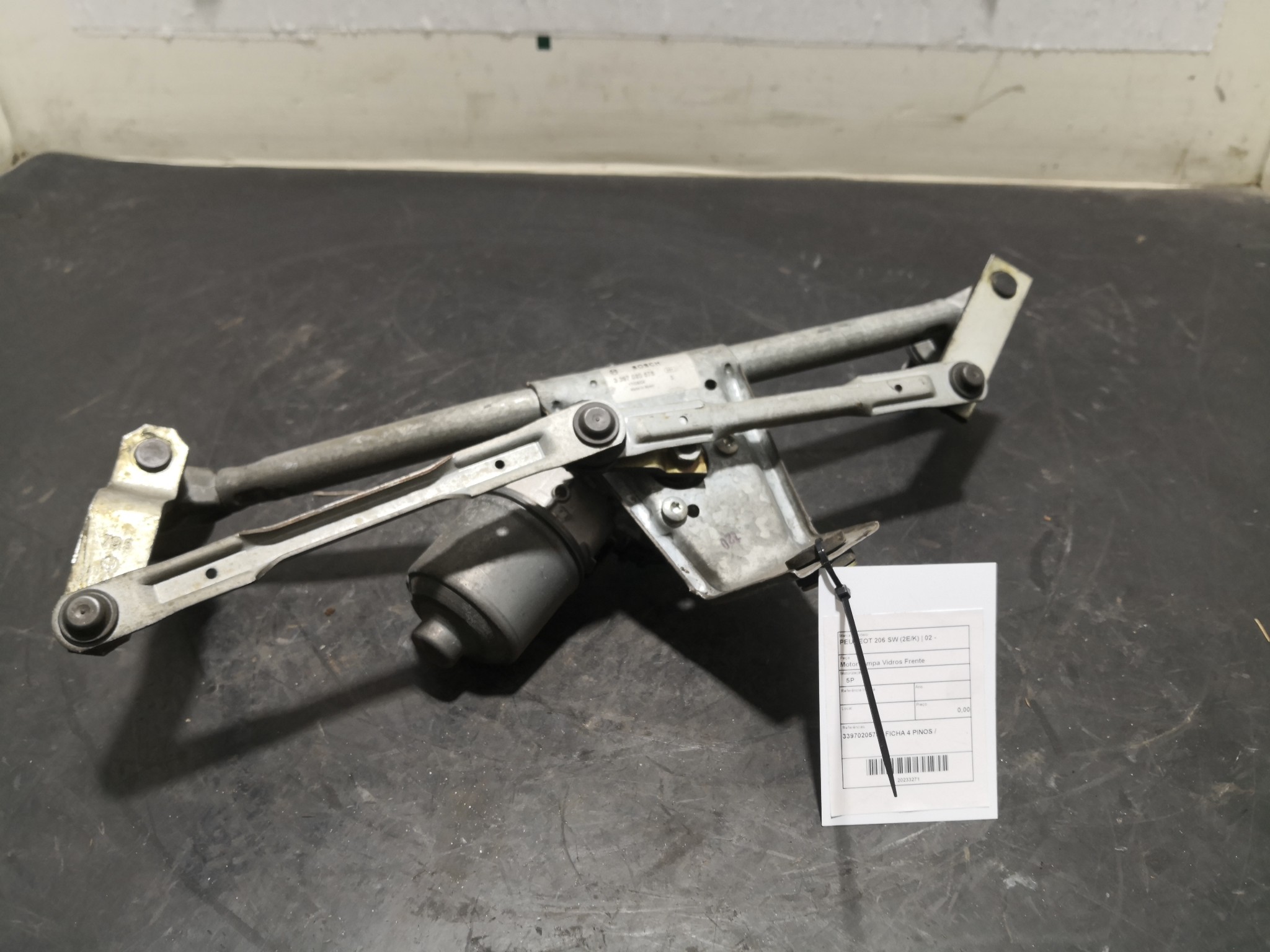 Motor Limpa Vidros Frente PEUGEOT - ID S_93270