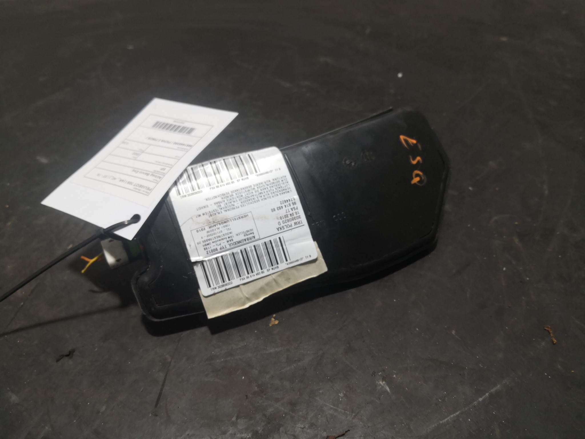 Airbag Banco Esq PEUGEOT - ID S_93337