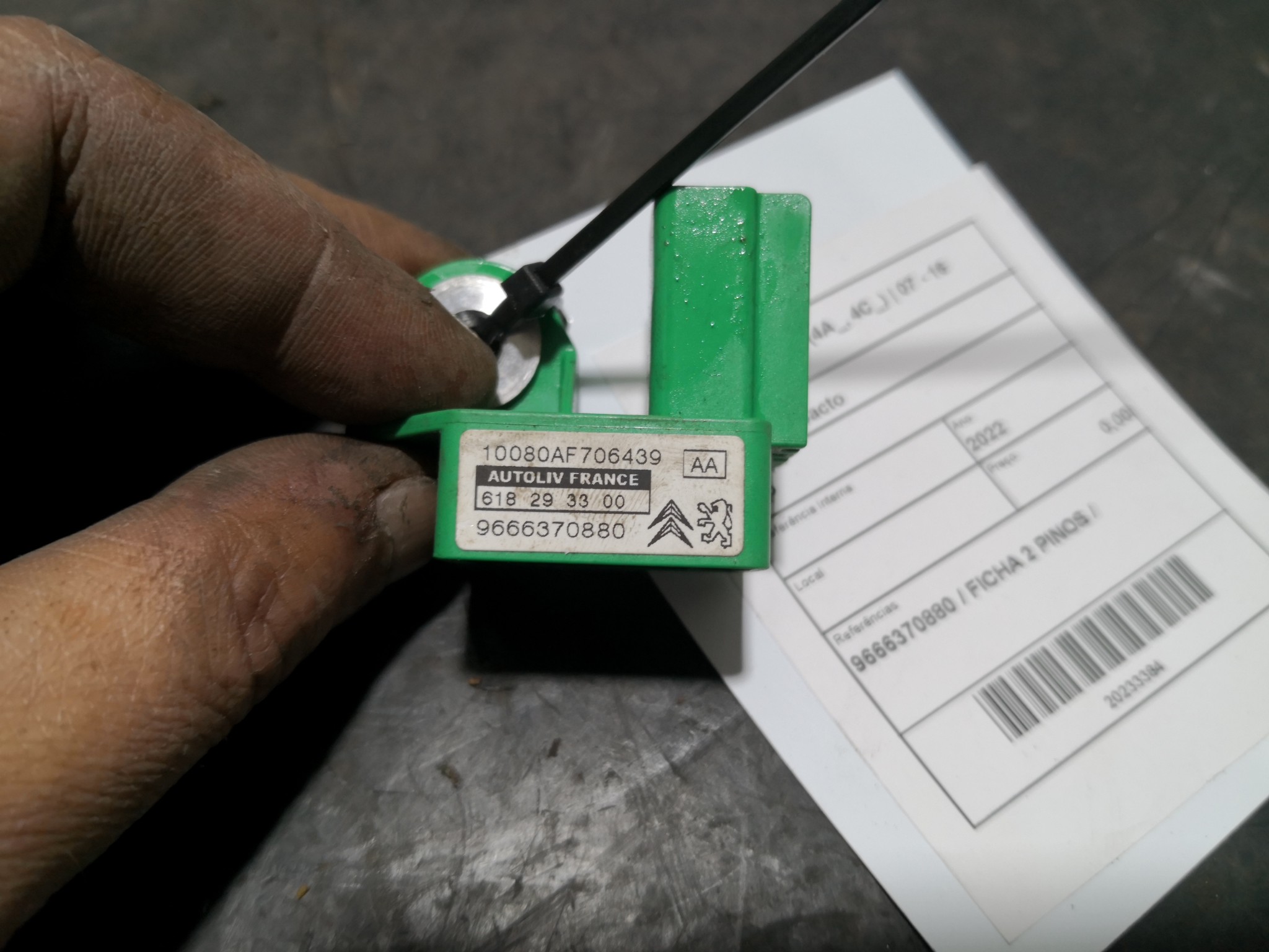 Sensor Impacto PEUGEOT - ID S_93383