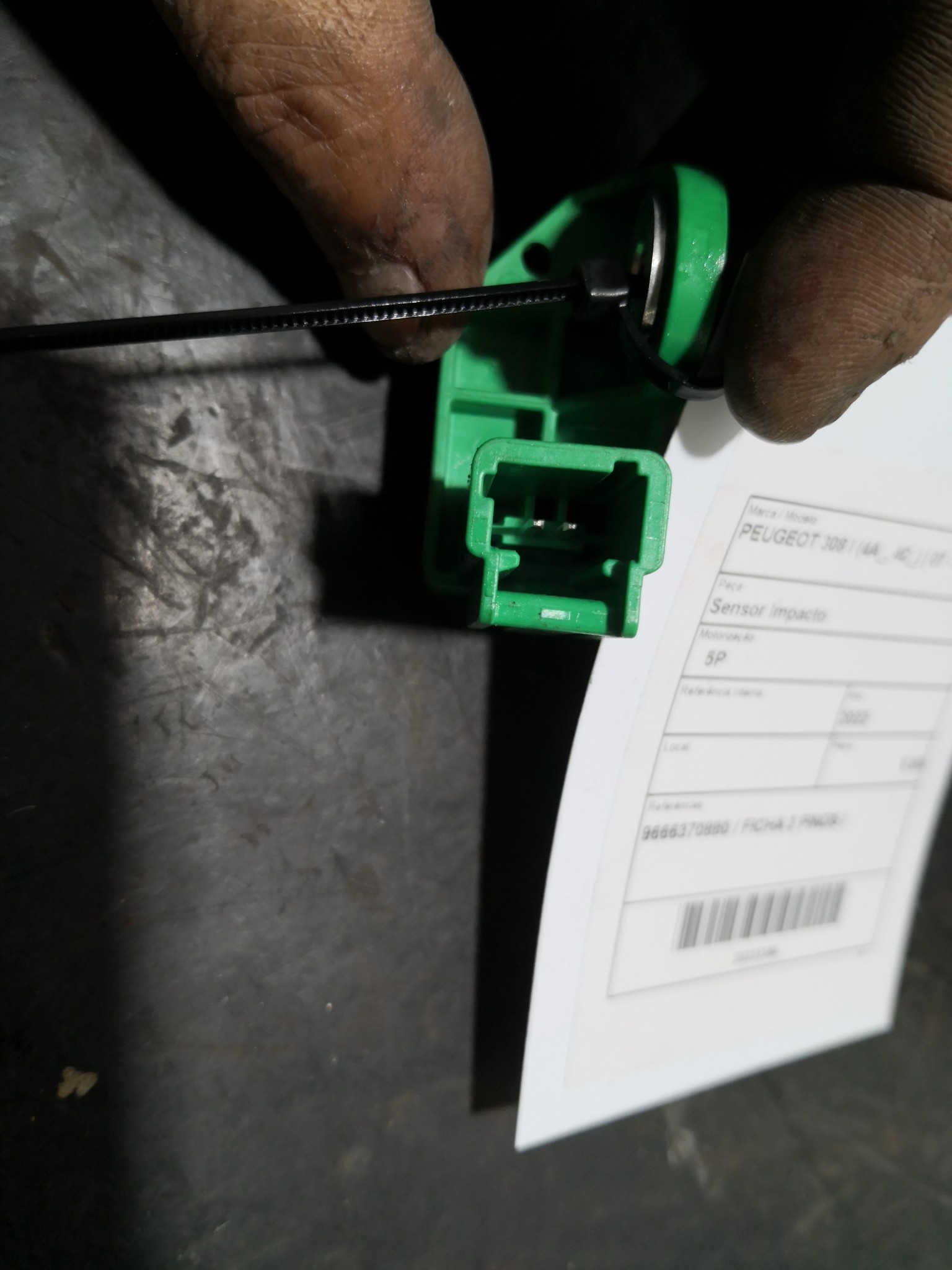 Sensor Impacto PEUGEOT 308 I (4A_, 4C_) | 07 - 16 Imagem-1