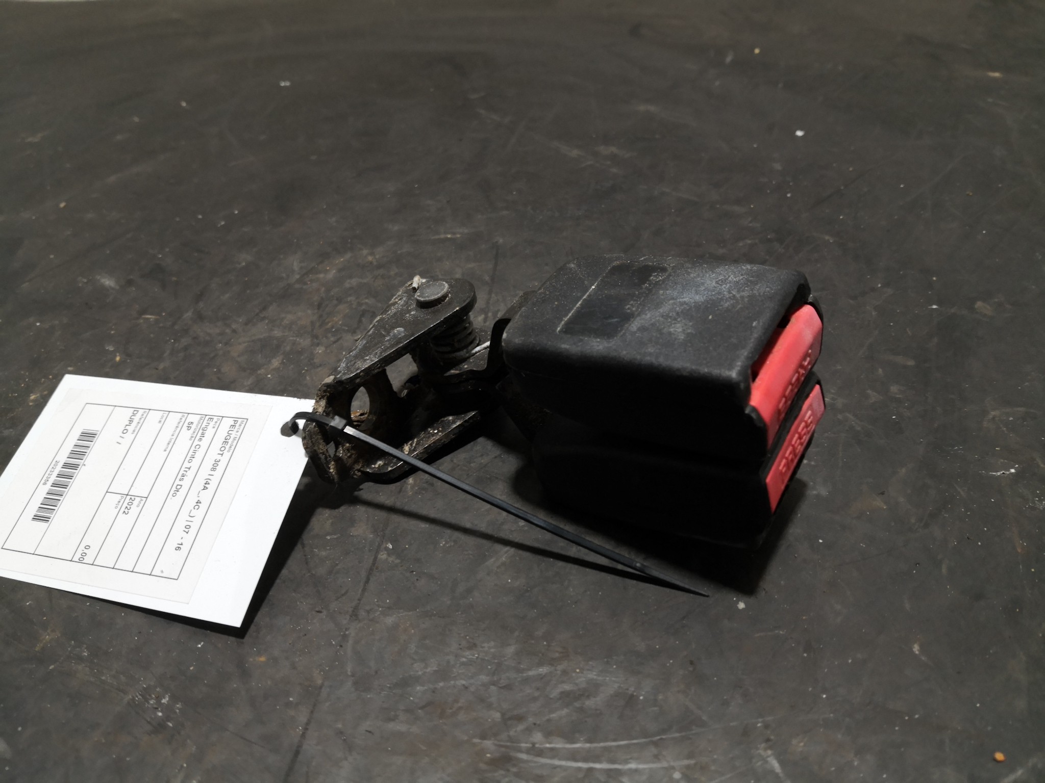 Engate Cinto Trás Dto PEUGEOT - ID S_93355