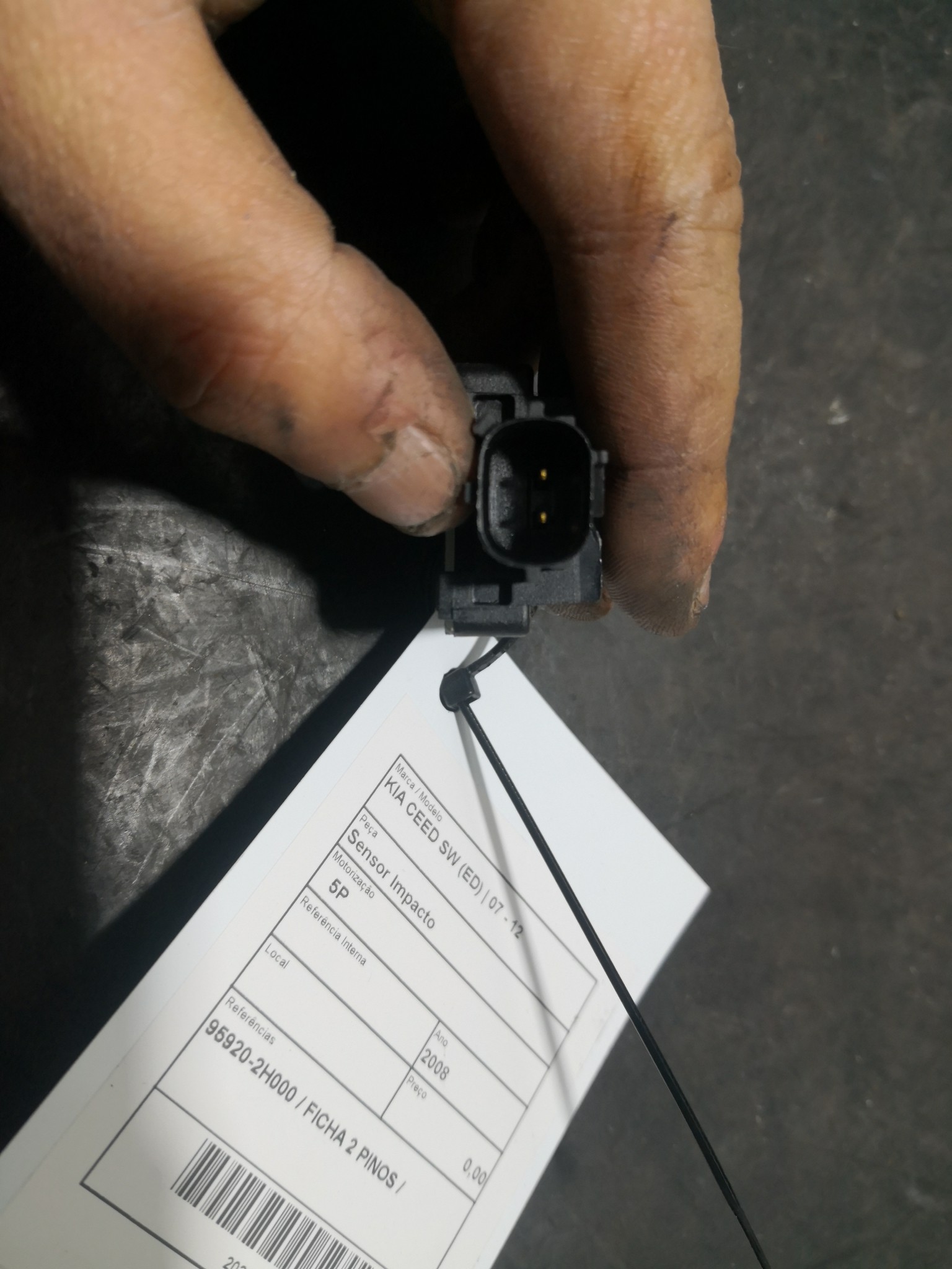 Sensor Impacto KIA CEED SW (ED) | 07 - 12 Imagem-2