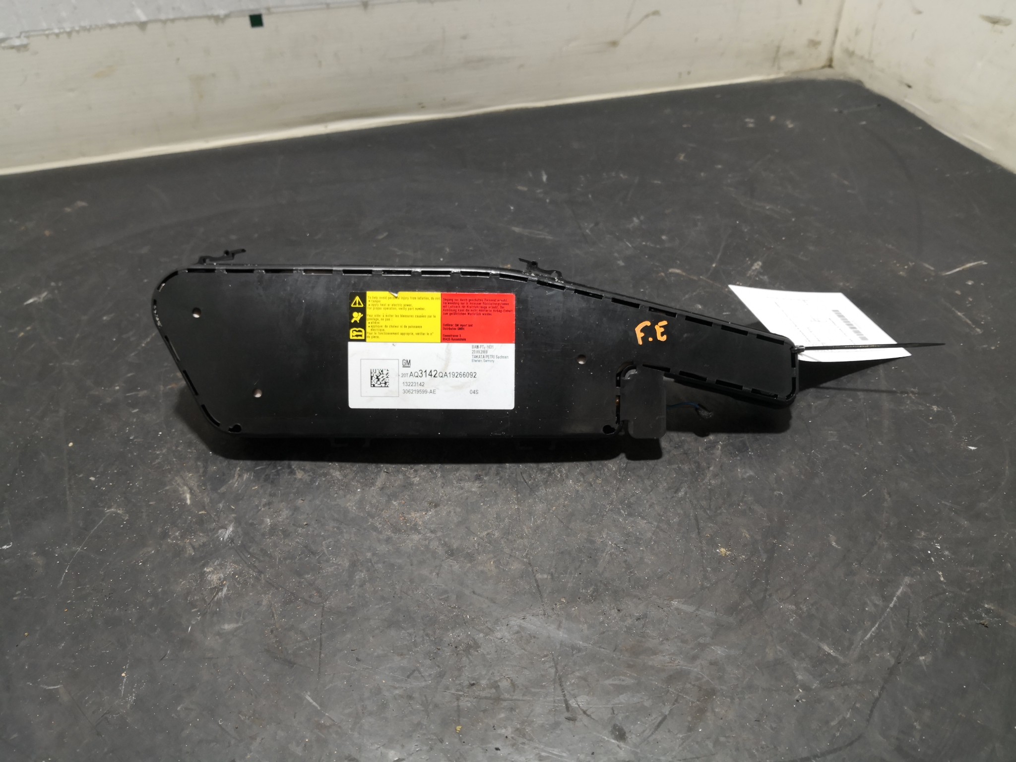 Airbag Banco Esq OPEL - ID S_93575