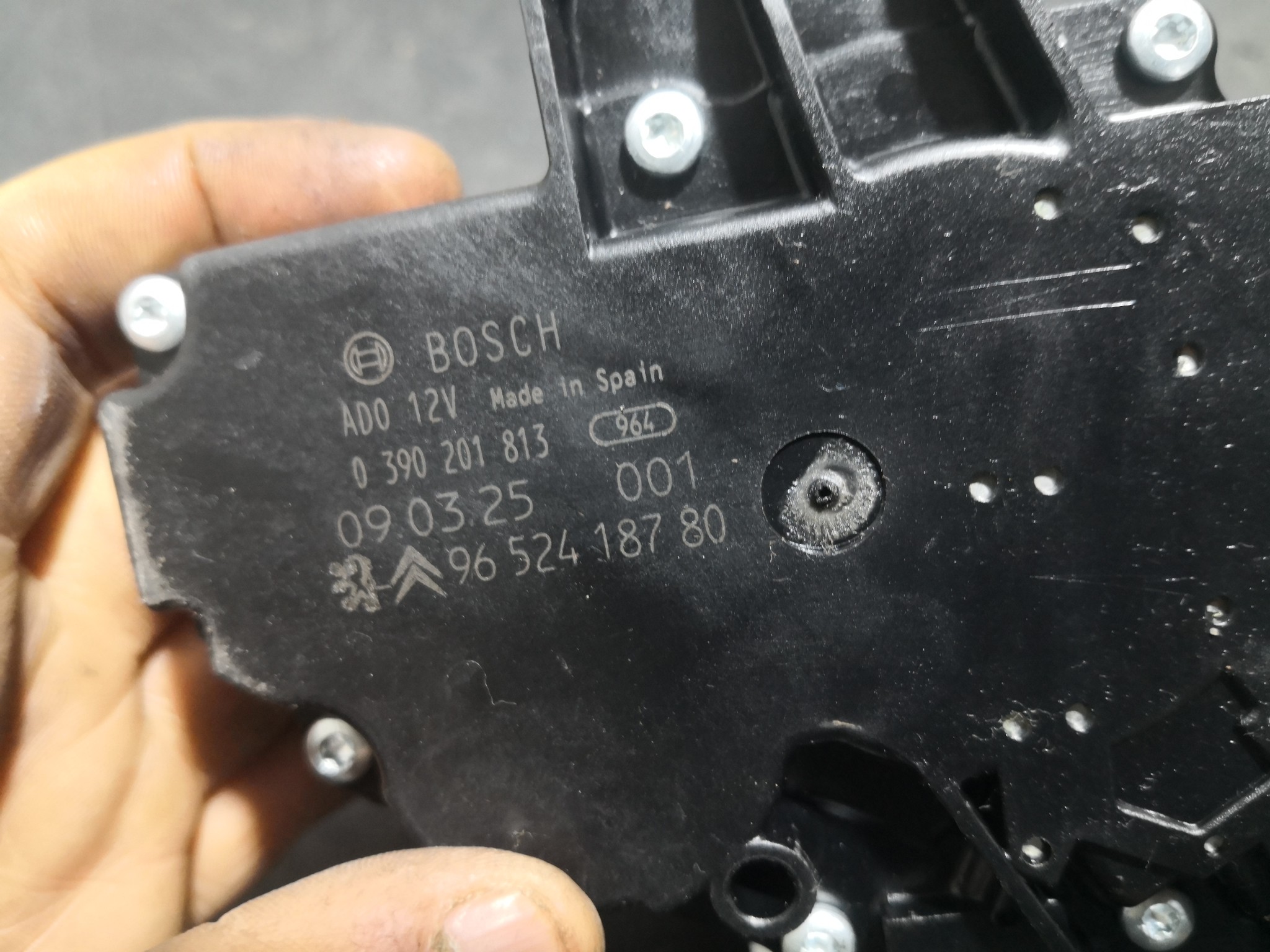 Motor Limpa Vidros Traseiro PEUGEOT 207 (WA_, WC_) | 06 - 15 Imagem-4