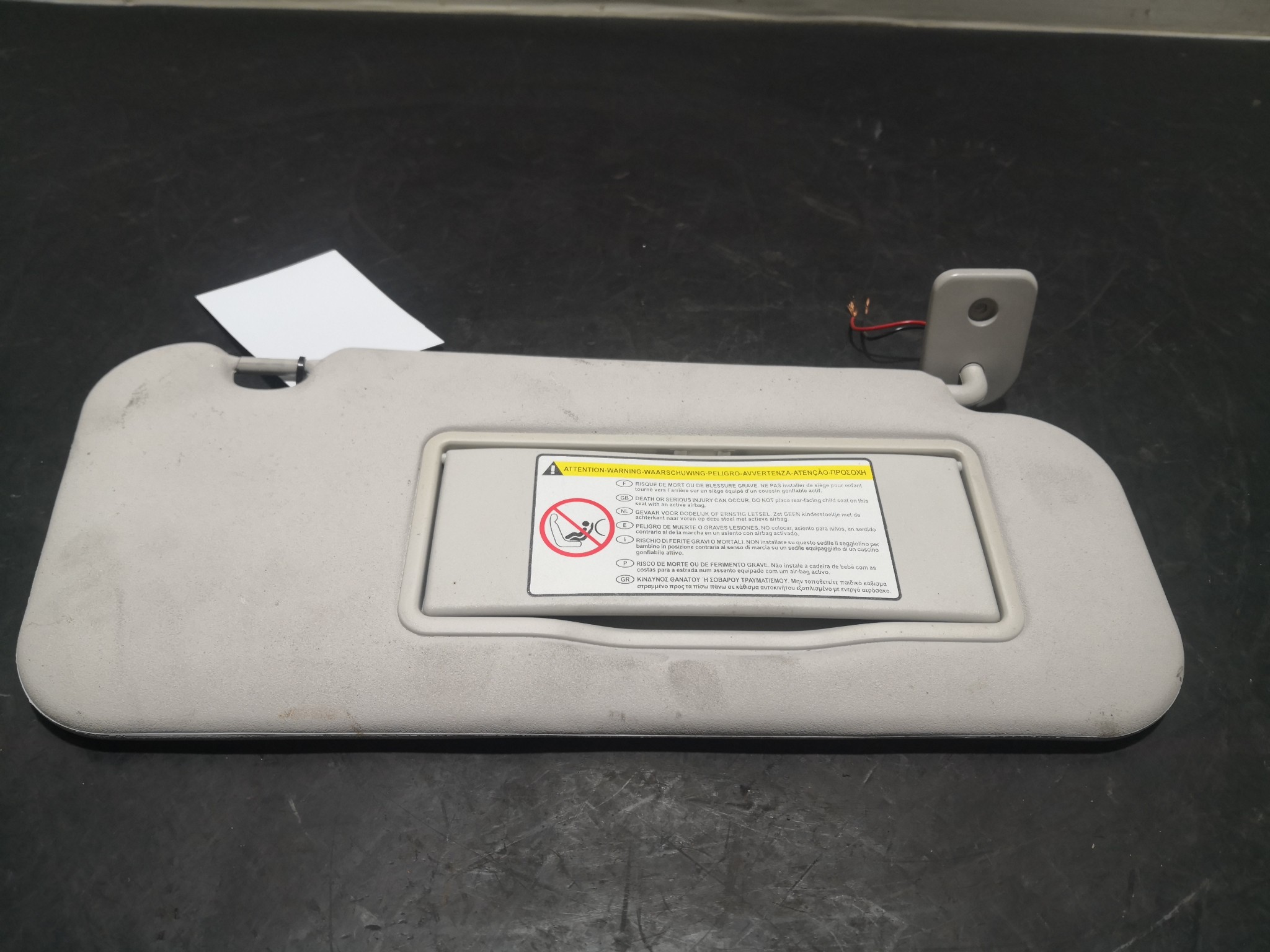 Pala de Sol Dto PEUGEOT - ID S_93722