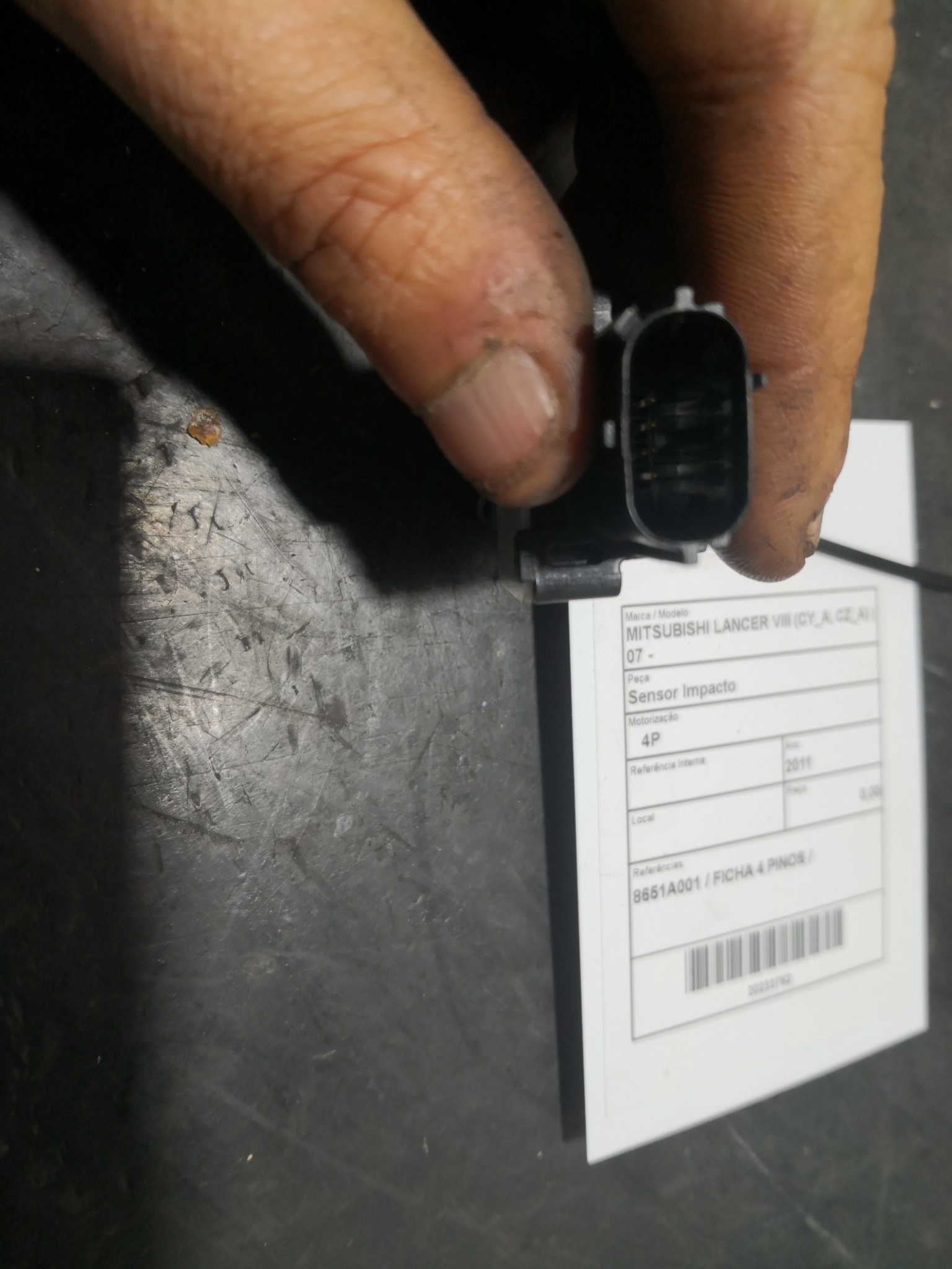 Sensor Impacto MITSUBISHI LANCER VIII (CY_A, CZ_A) | 07 -  Imagem-2