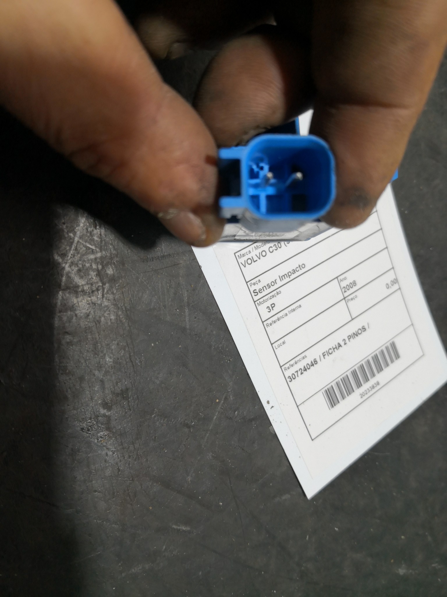 Sensor Impacto VOLVO C30 (533) | 06 - 13 Imagem-2