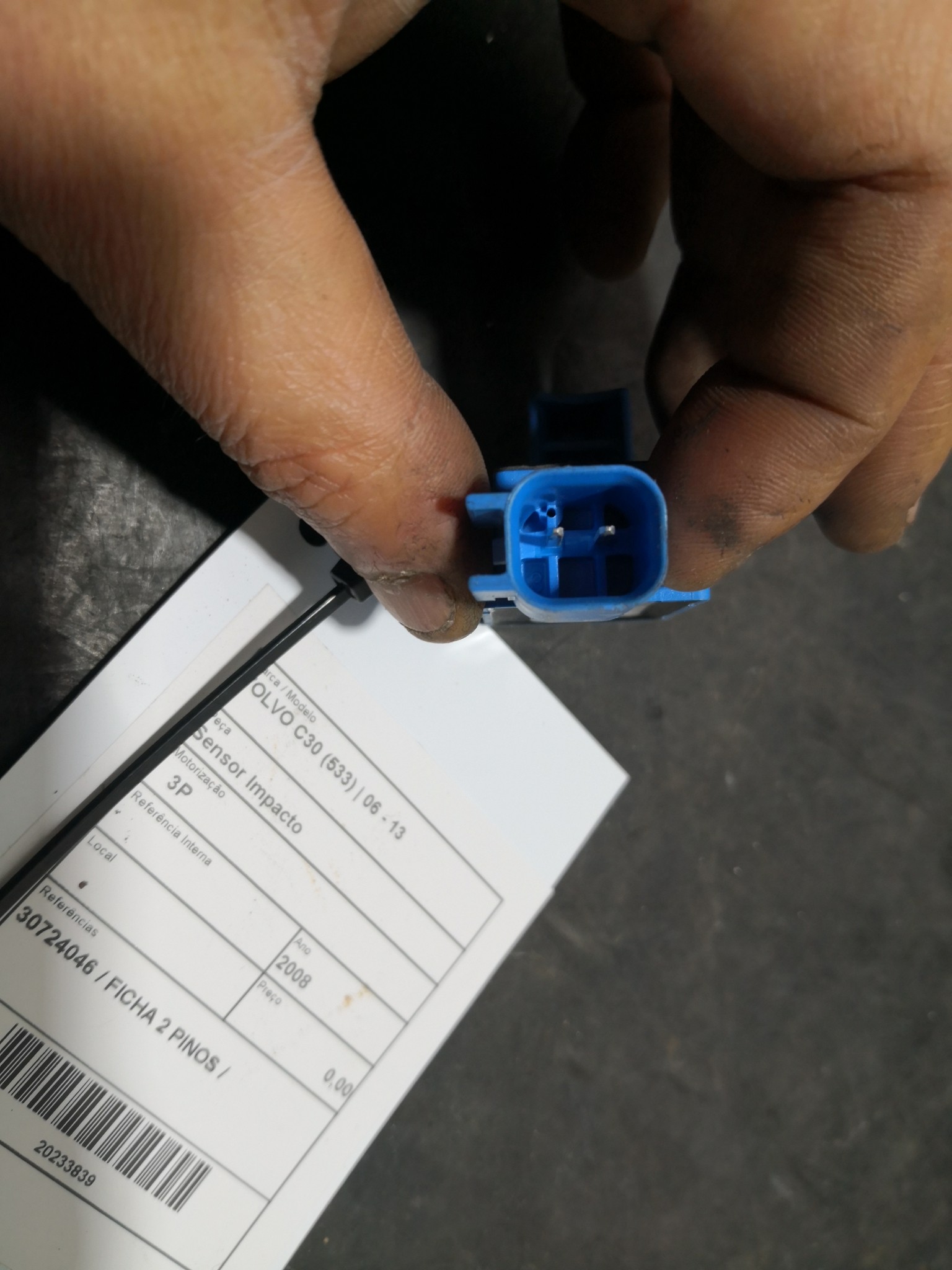 Sensor Impacto VOLVO C30 (533) | 06 - 13 Imagem-2