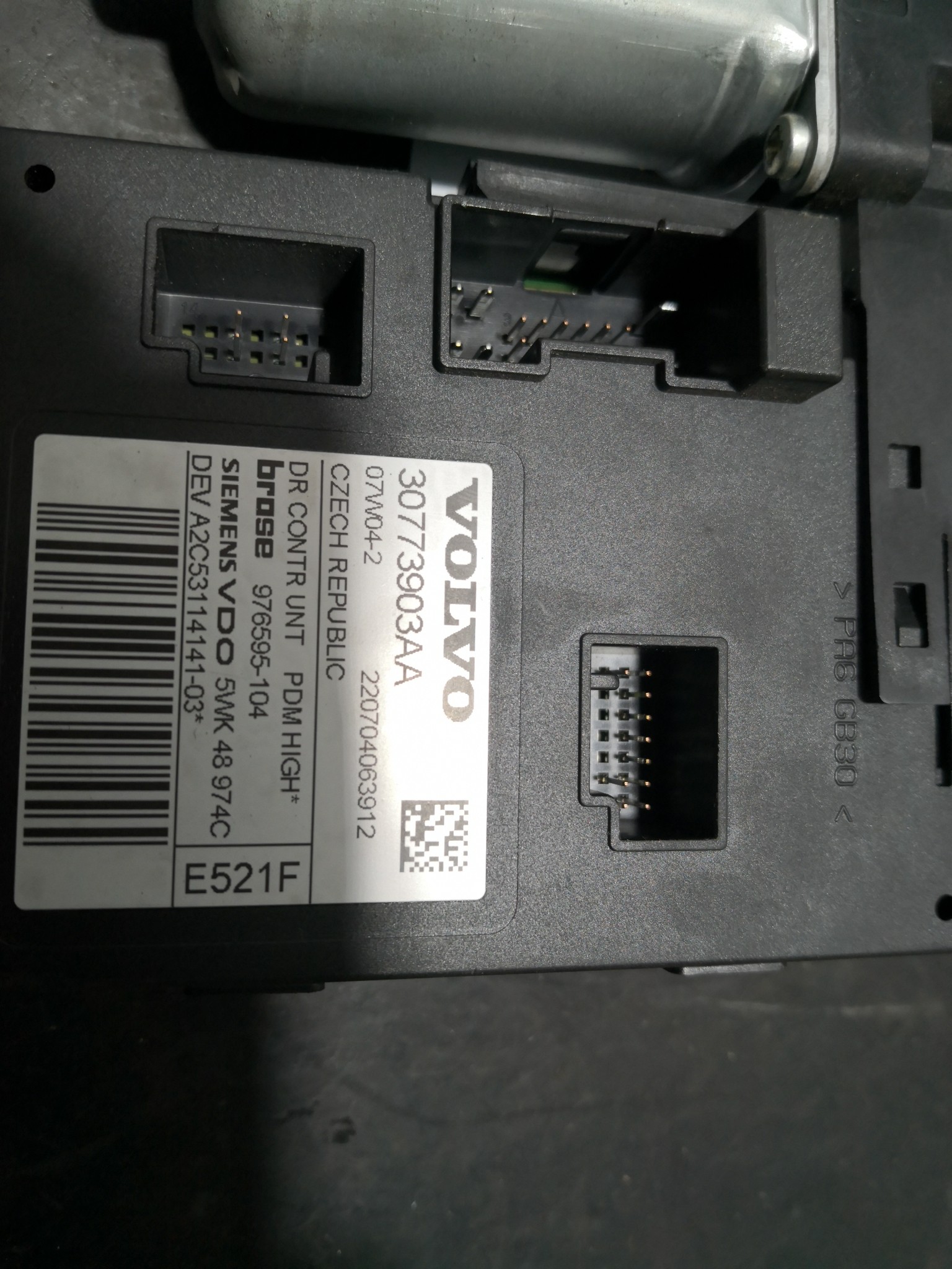 Motor elevador frt drt VOLVO C30 (533) | 06 - 13 Imagem-2