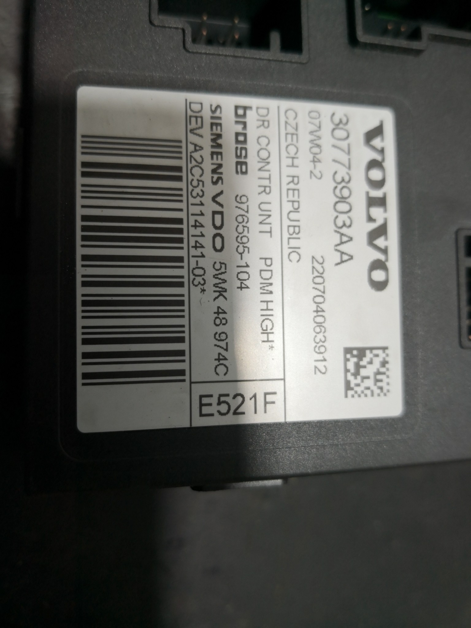 Motor elevador frt drt VOLVO C30 (533) | 06 - 13 Imagem-4