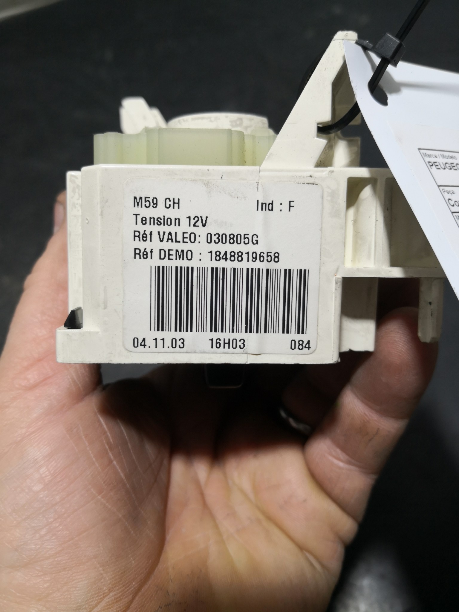 Comando Sofagem PEUGEOT PARTNER Caixa (5_, G_) | 96 -  Imagem-2