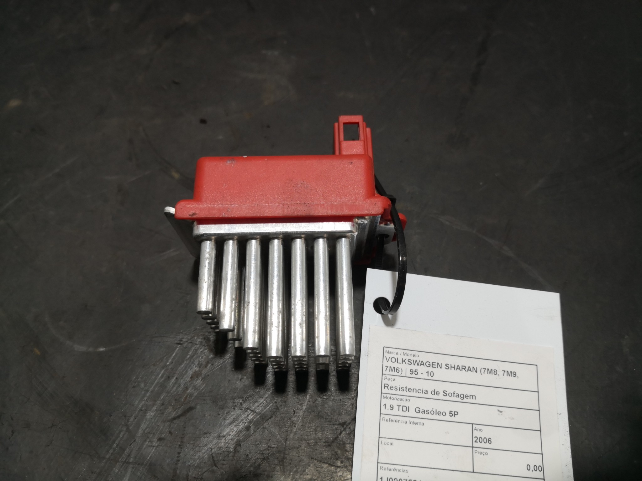 Resistencia de Sofagem VOLKSWAGEN - ID S_94094