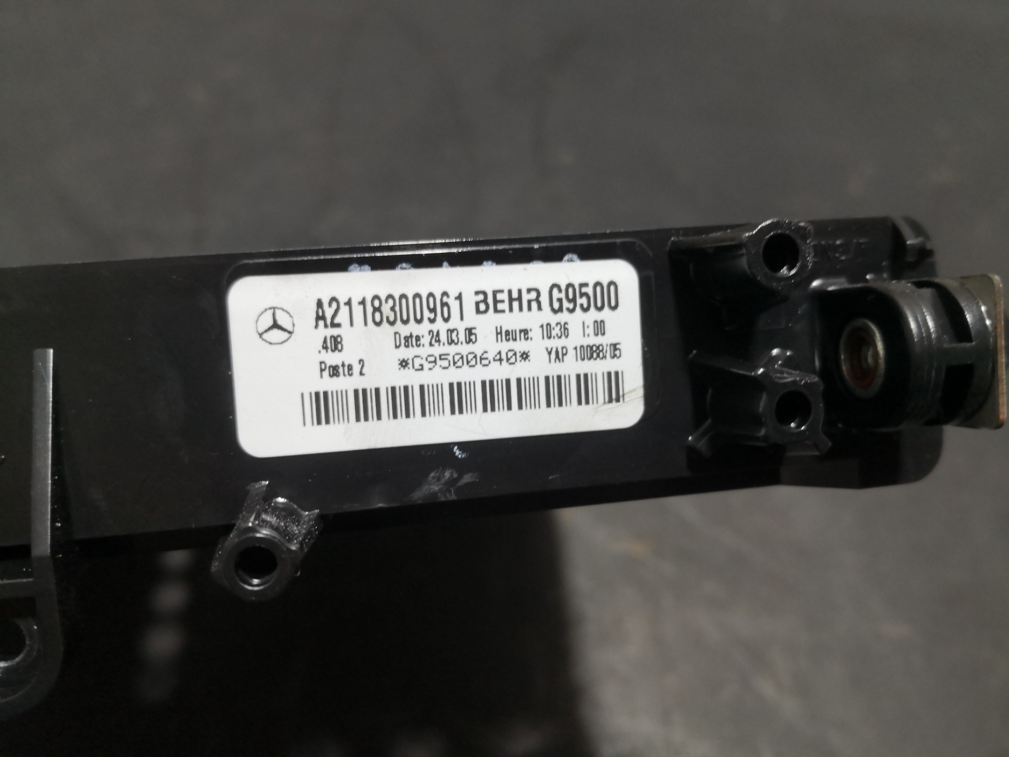 Radiador de Aquecimento Elétrico MERCEDES-BENZ E-CLASS (W211) | 02 - 09 Imagem-2