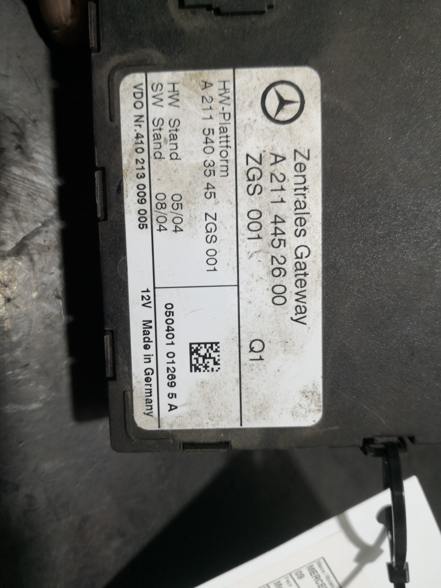 Modulo Gateway (Sofagem) MERCEDES-BENZ E-CLASS (W211) | 02 - 09 Imagem-1