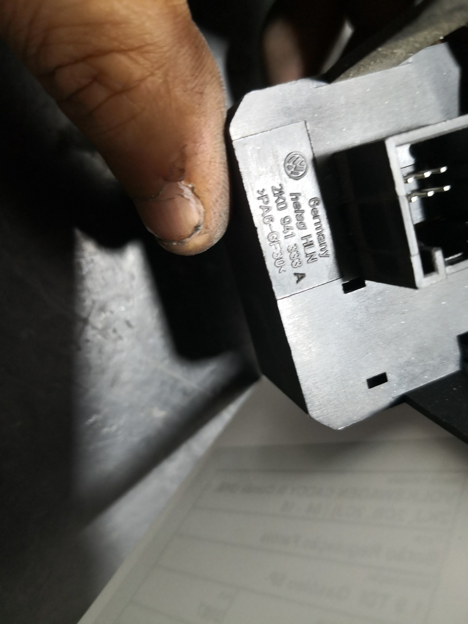 Botão Regulação Faróis VOLKSWAGEN CADDY III Combi (2KB, 2KJ, 2CB, 2CJ) | 04 - 15 Imagem-1