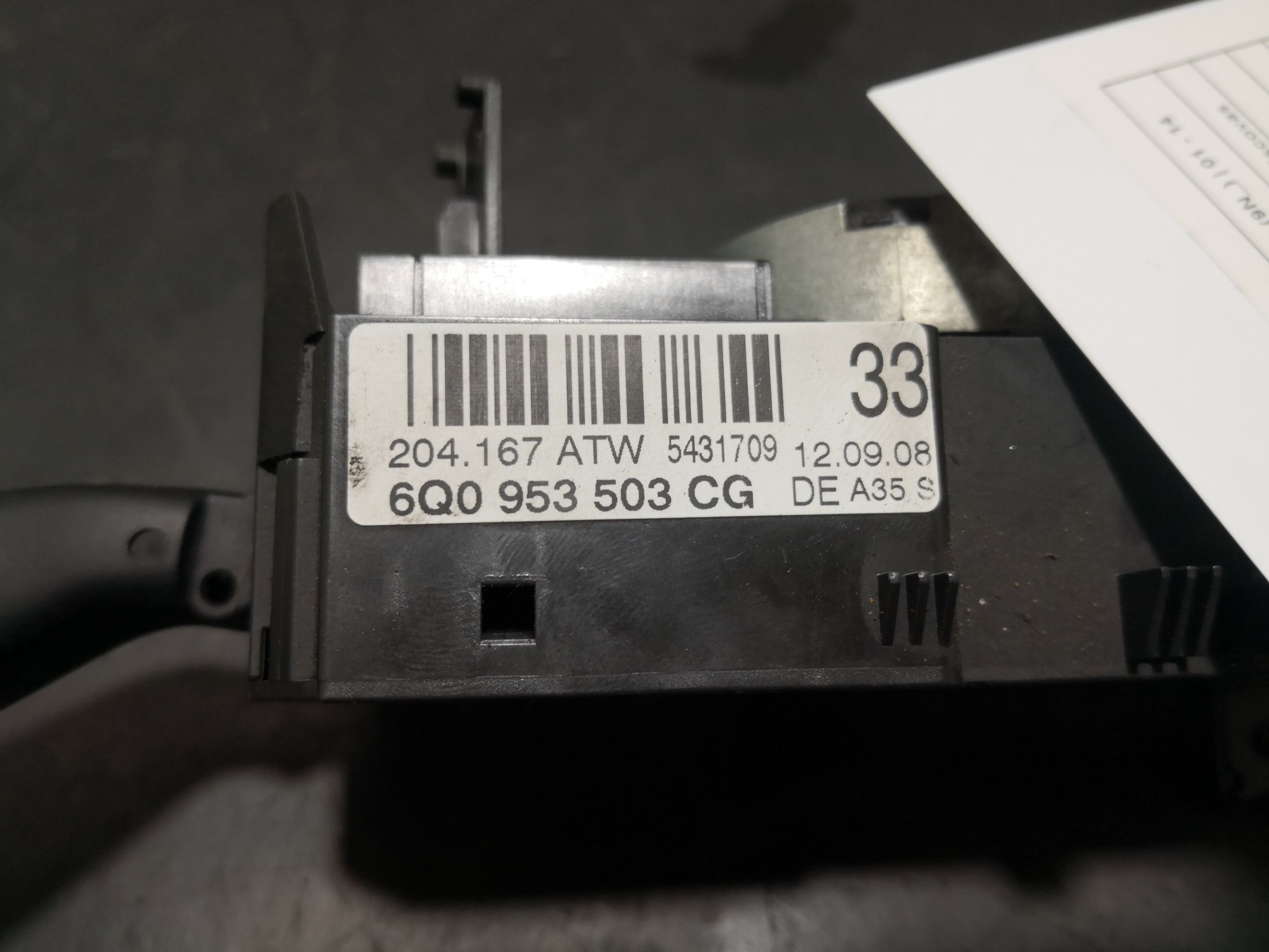 Manipulo Completo Luzes/Escovas VOLKSWAGEN POLO (9N_) | 01 - 14 Imagem-1