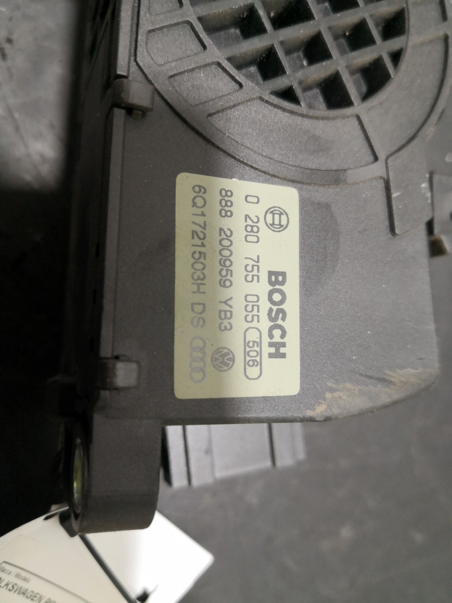 Pedal Potenciometro Acelerador VOLKSWAGEN POLO (9N_) | 01 - 14 Imagem-2