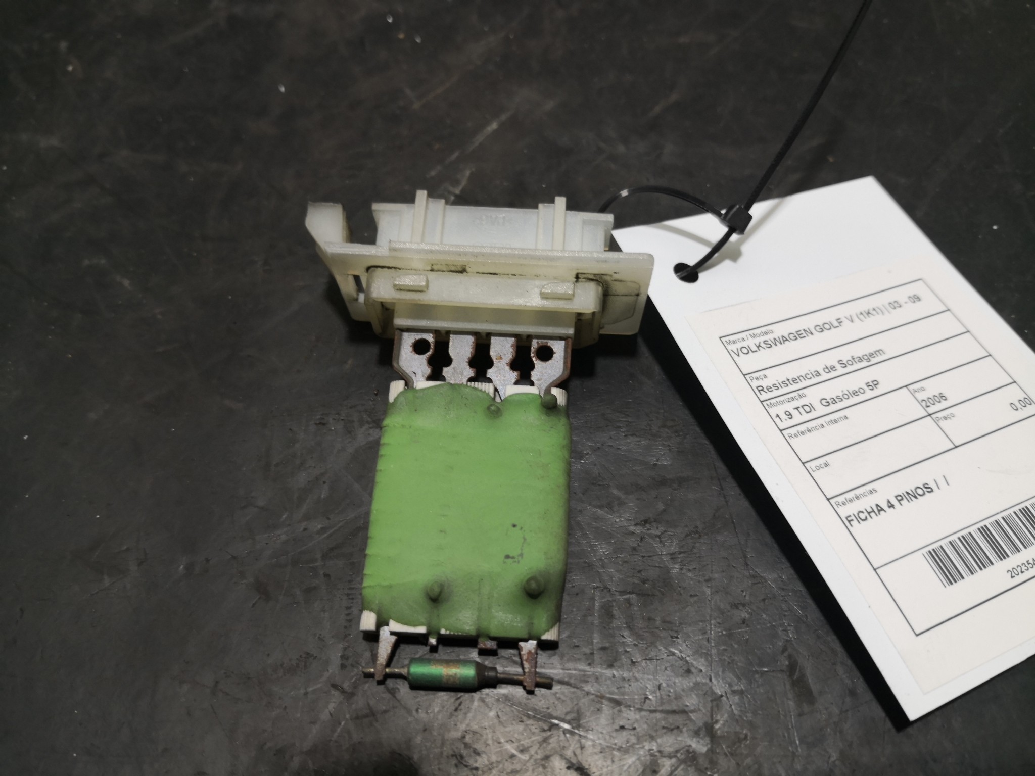 Resistencia de Sofagem VOLKSWAGEN - ID S_95436