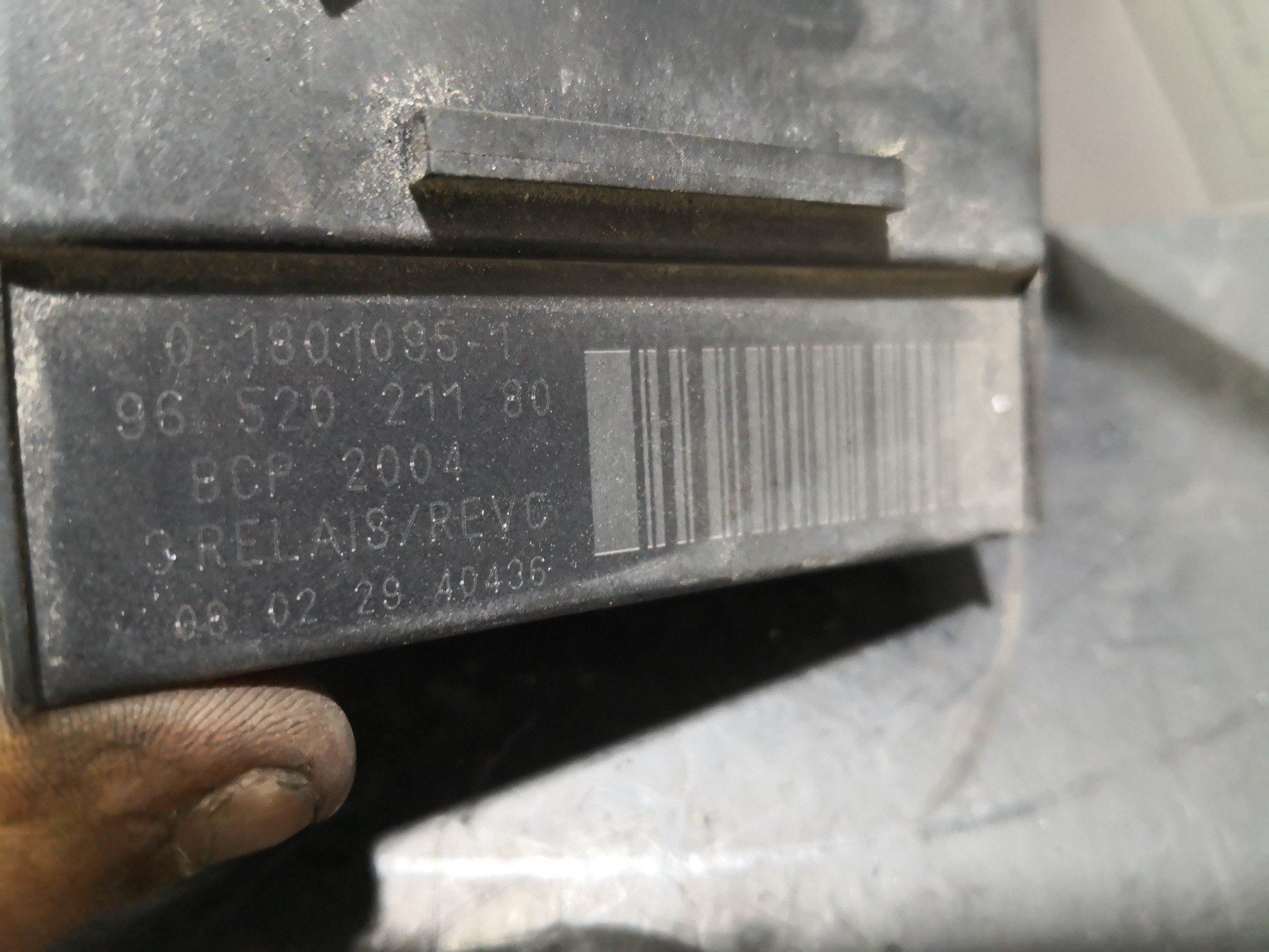 Relé de Aquecimento de Velas PEUGEOT - ID S_95465