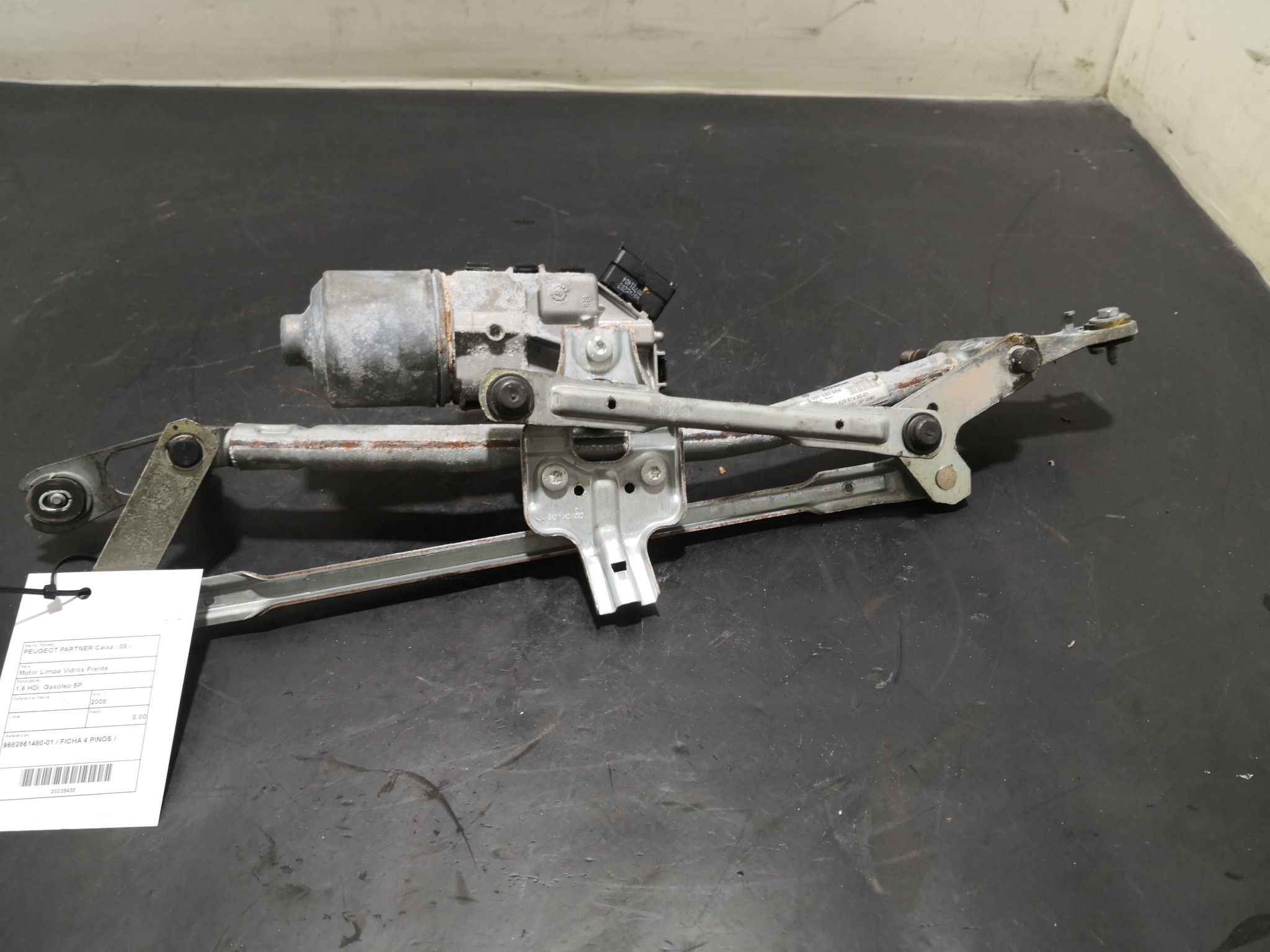 Motor Limpa Vidros Frente PEUGEOT - ID S_95454