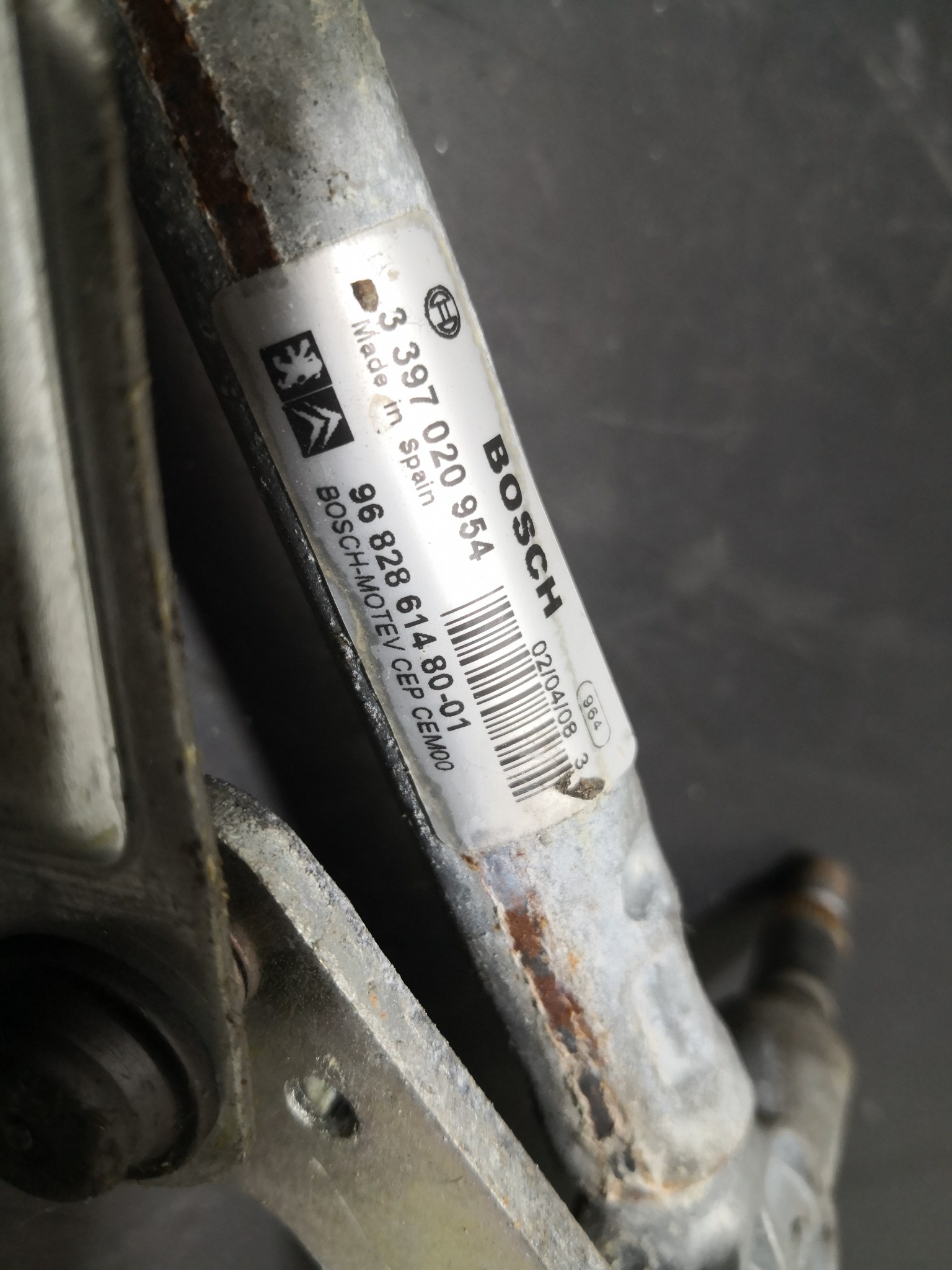 Motor Limpa Vidros Frente PEUGEOT PARTNER Caixa | 08 -  Imagem-1