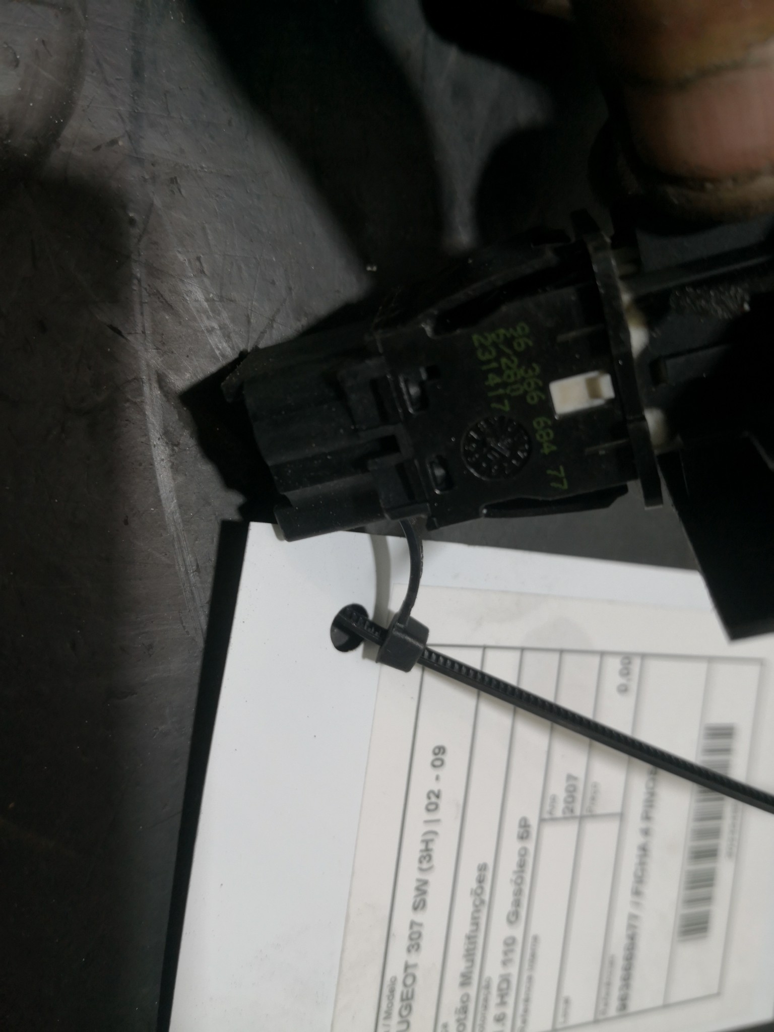 Botão Multifunções PEUGEOT 307 SW (3H) | 02 - 09 Imagem-1