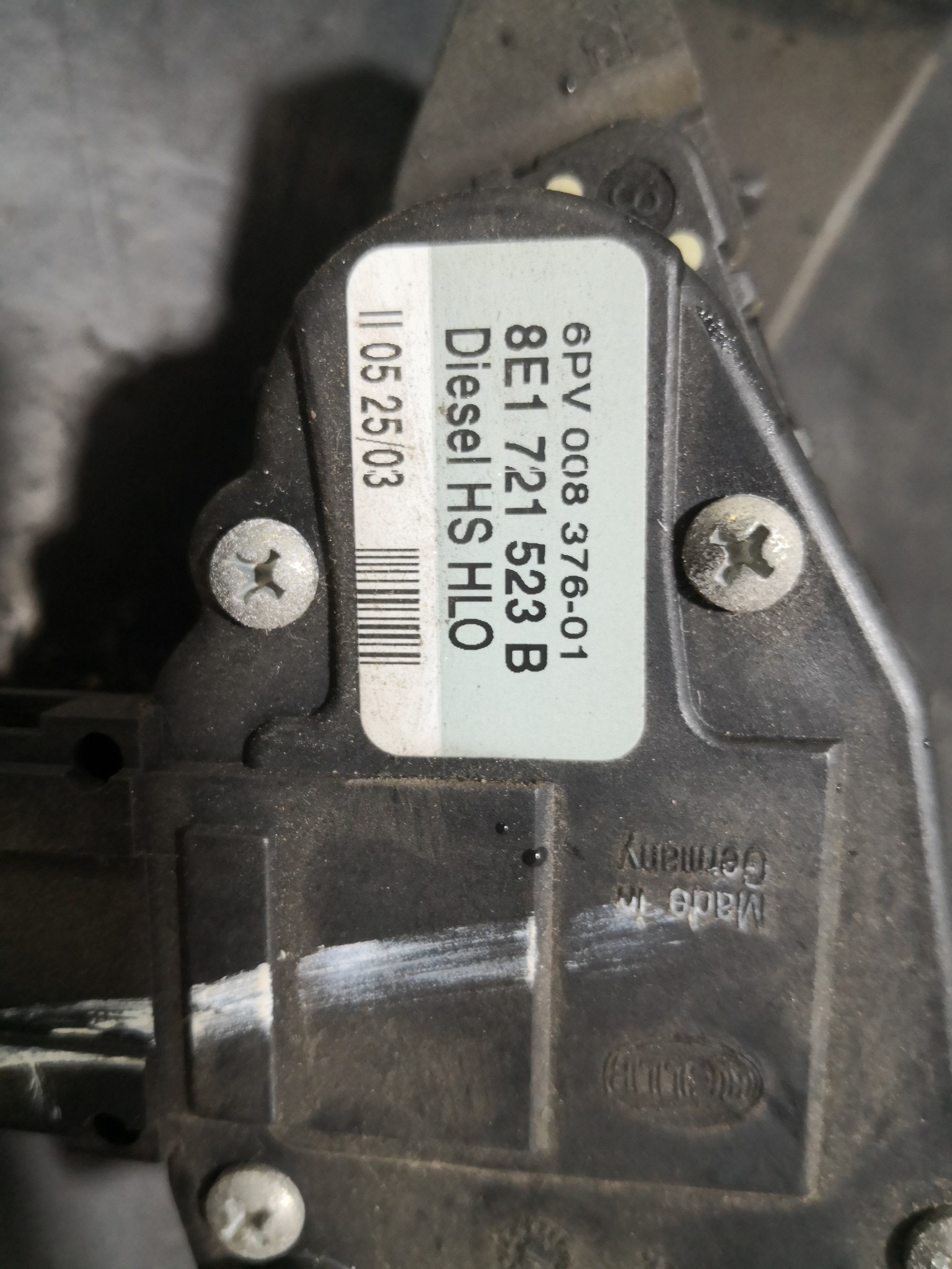 Pedal Potenciometro Acelerador AUDI A4 Avant (8E5, B6) | 00 - 05 Imagem-2