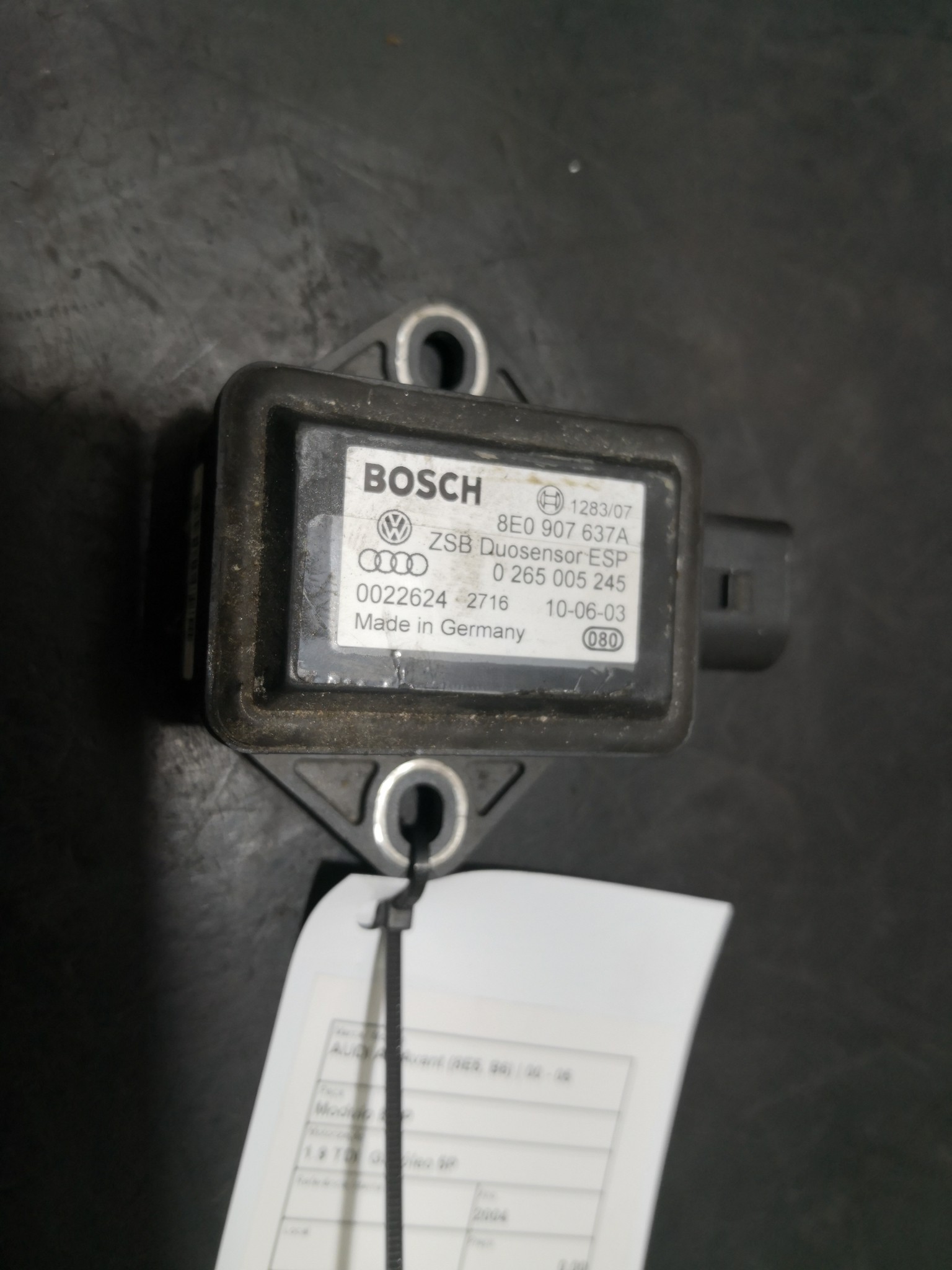 Modulo ESP AUDI A4 Avant (8E5, B6) | 00 - 05 Imagem-1