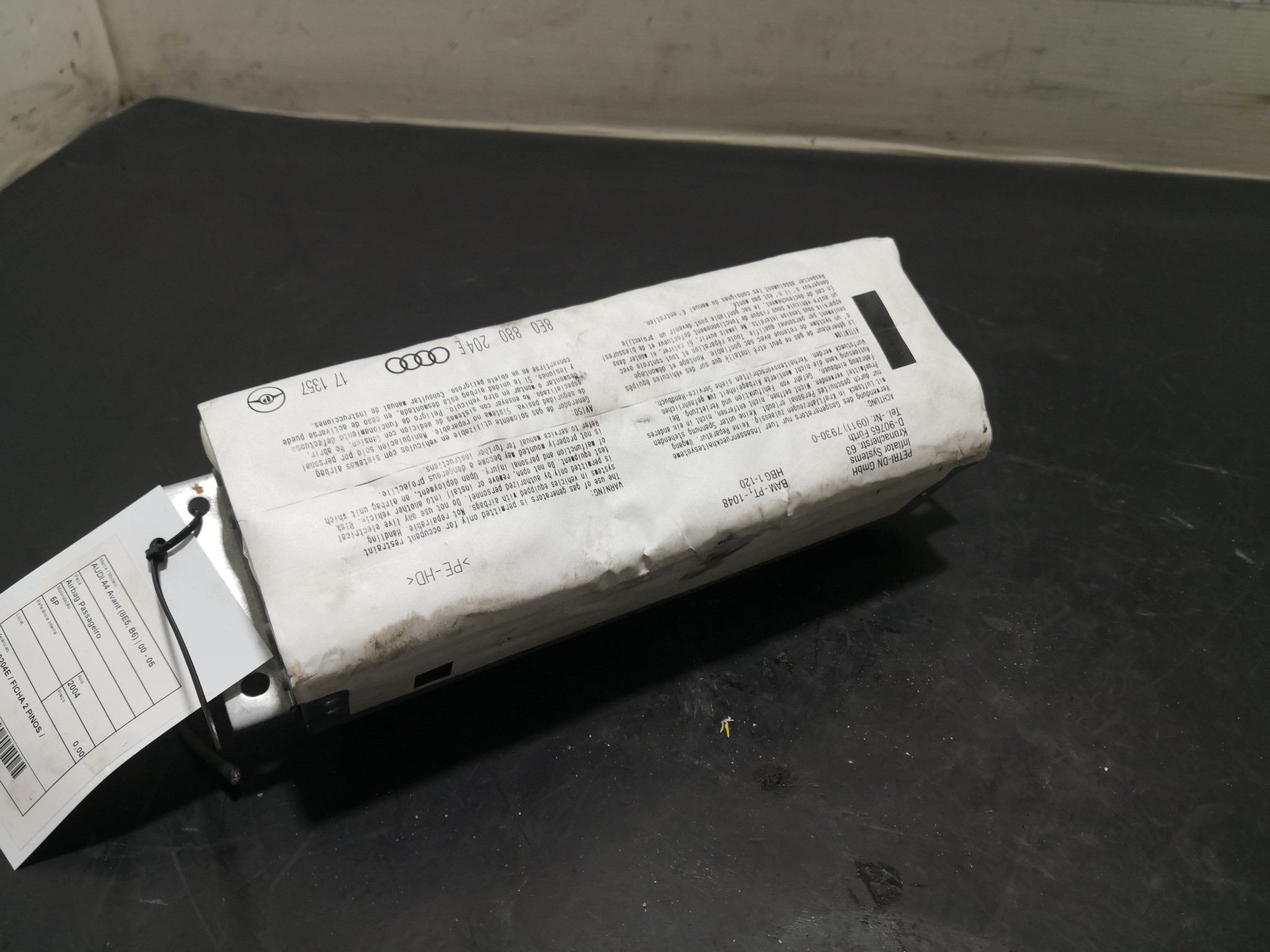 Airbag Passageiro AUDI - ID S_95475