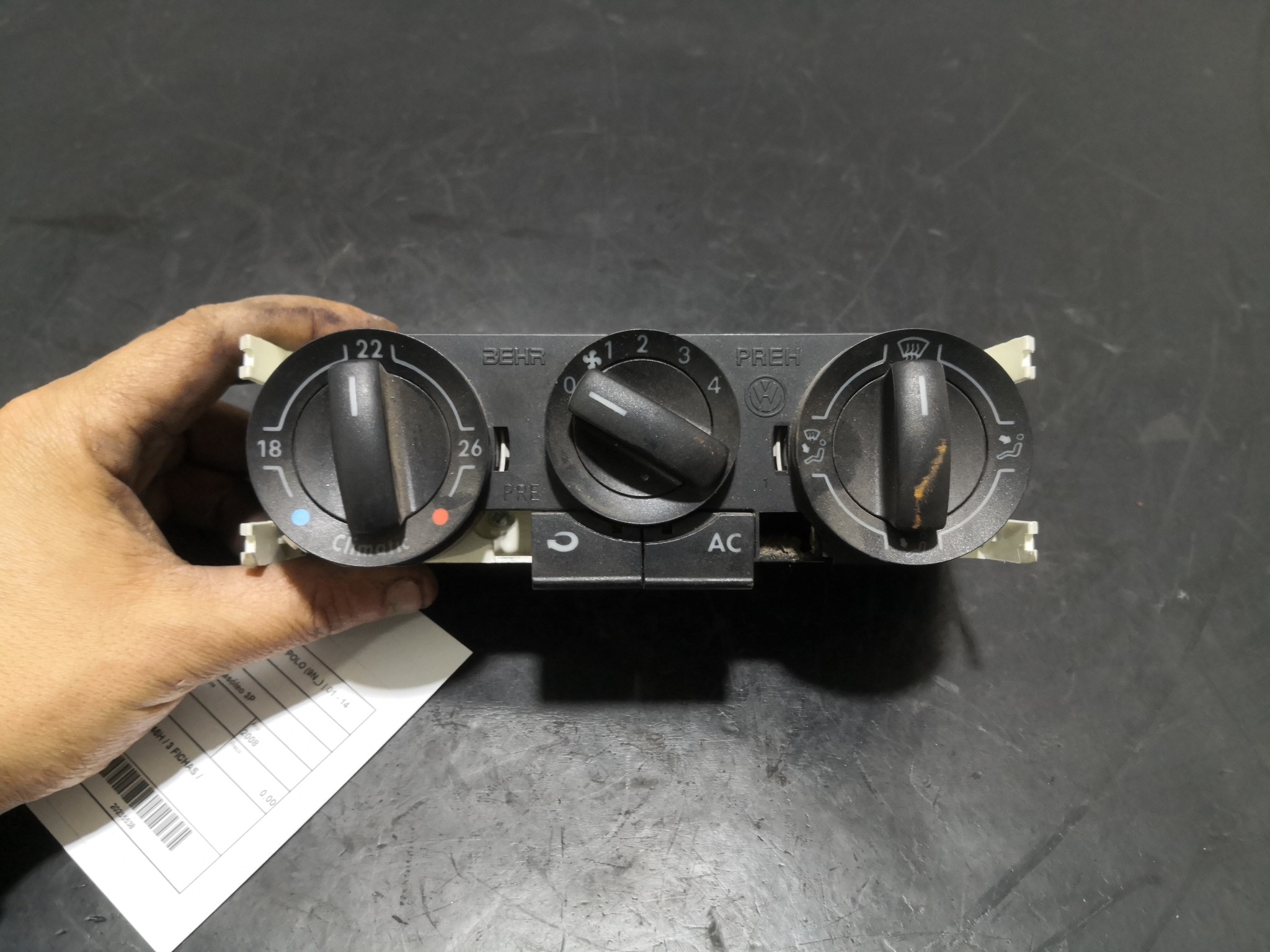 Climatronic VOLKSWAGEN POLO (9N_) | 01 - 14 Imagem-1