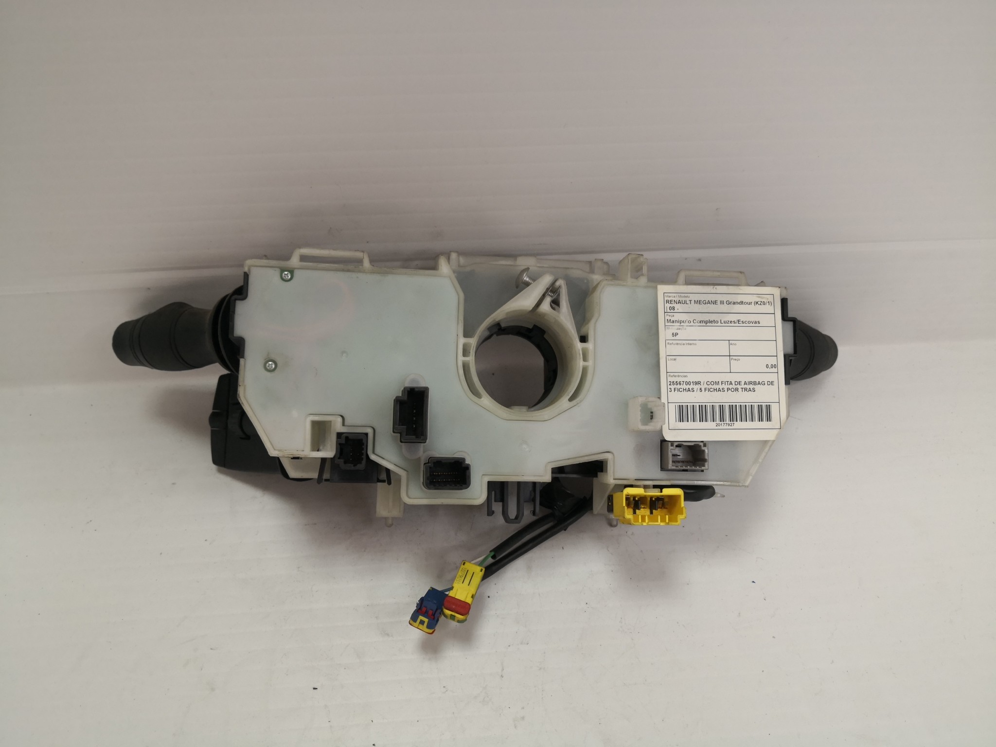 Manipulo Completo Luzes/Escovas RENAULT MEGANE III Grandtour (KZ0/1) | 08 -  Imagem-2