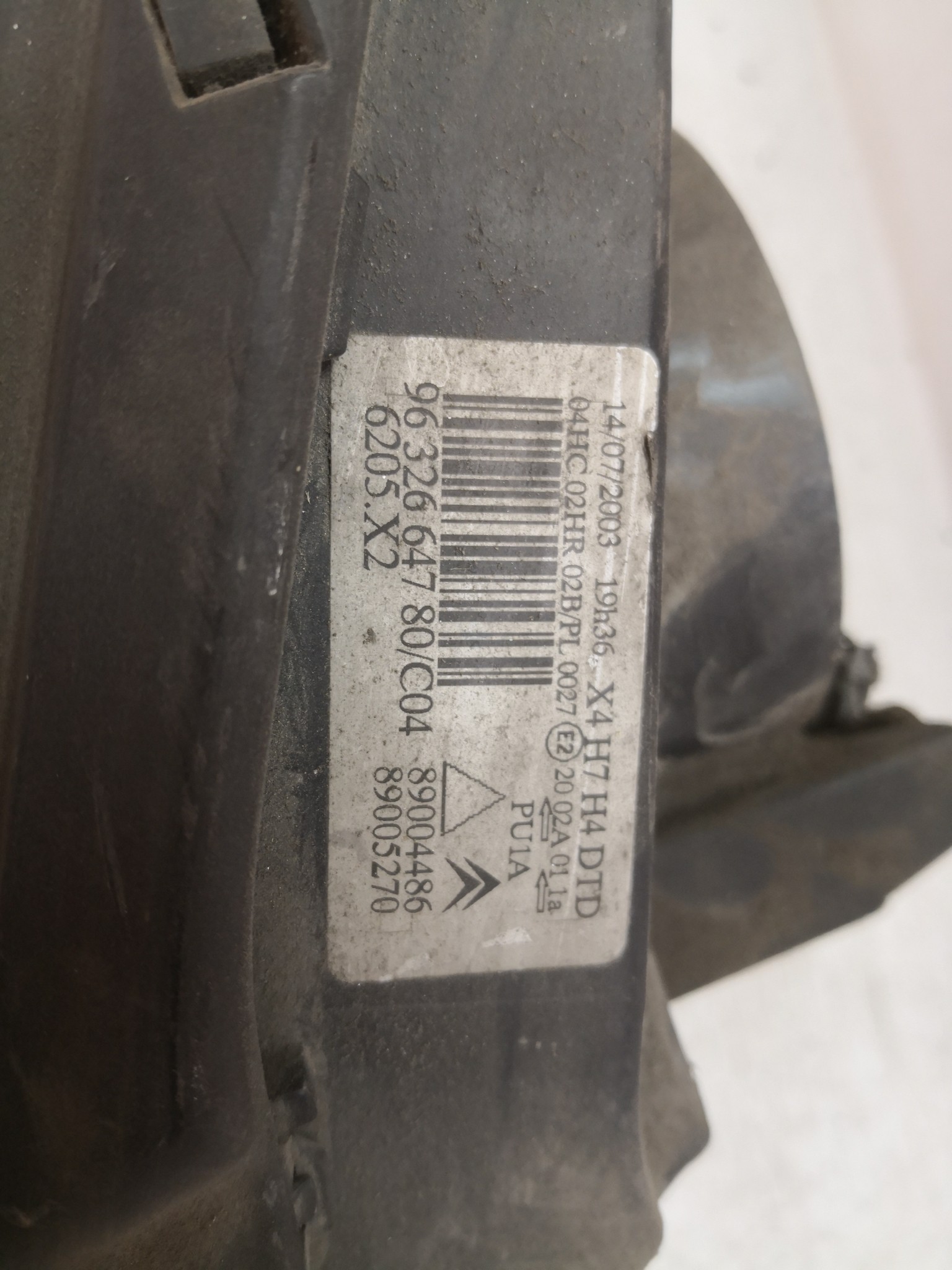 Ótica Dto CITROEN C5 I (DC_) | 01 - 05 Imagem-1