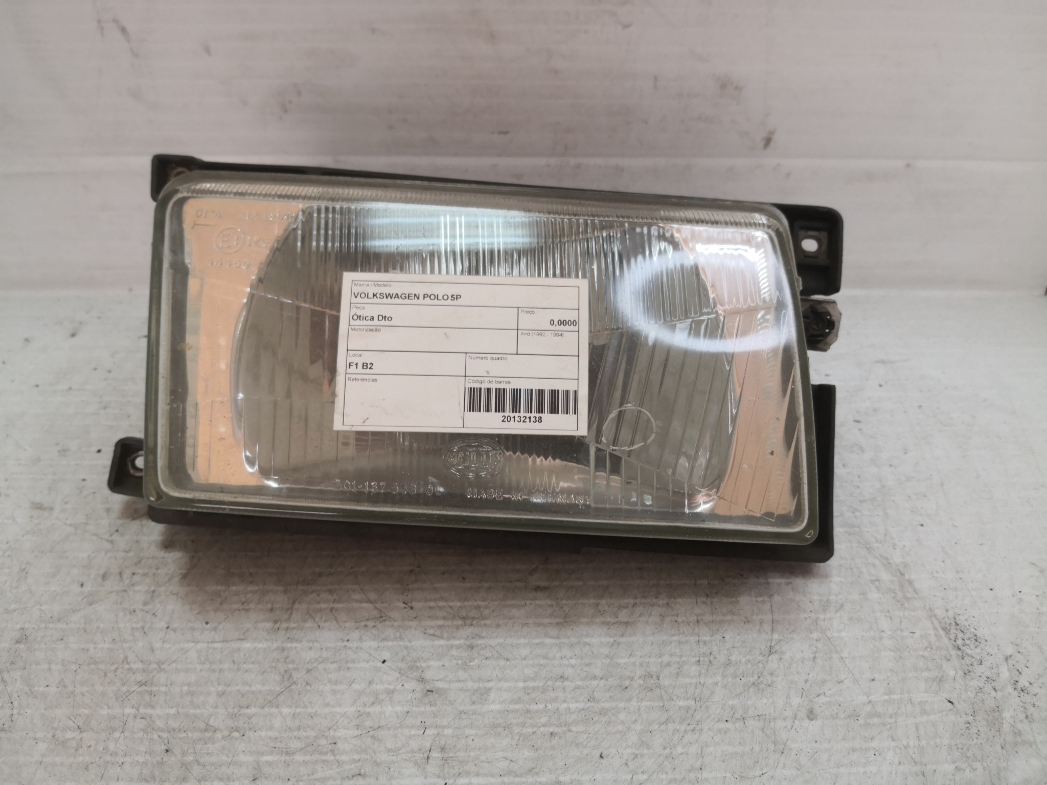 Ótica Dto VOLKSWAGEN - ID S_22137