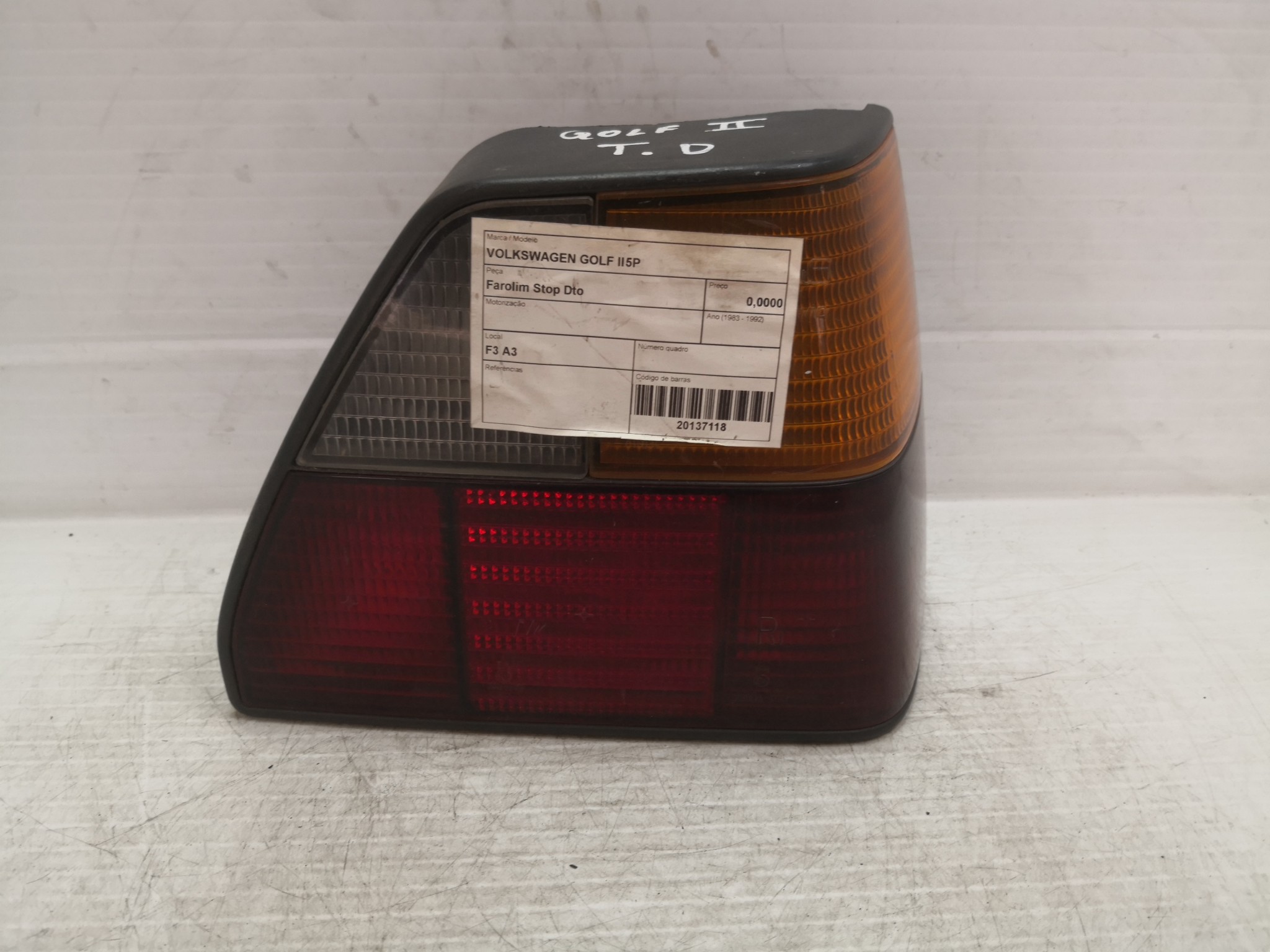 Farolim Stop Dto VOLKSWAGEN - ID S_27117
