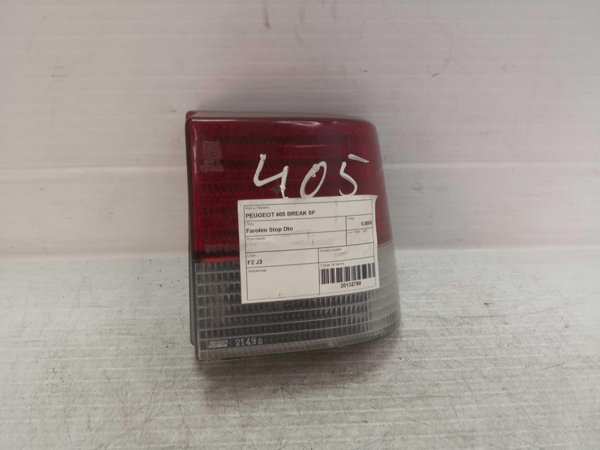 Farolim Stop Dto PEUGEOT - ID S_22779