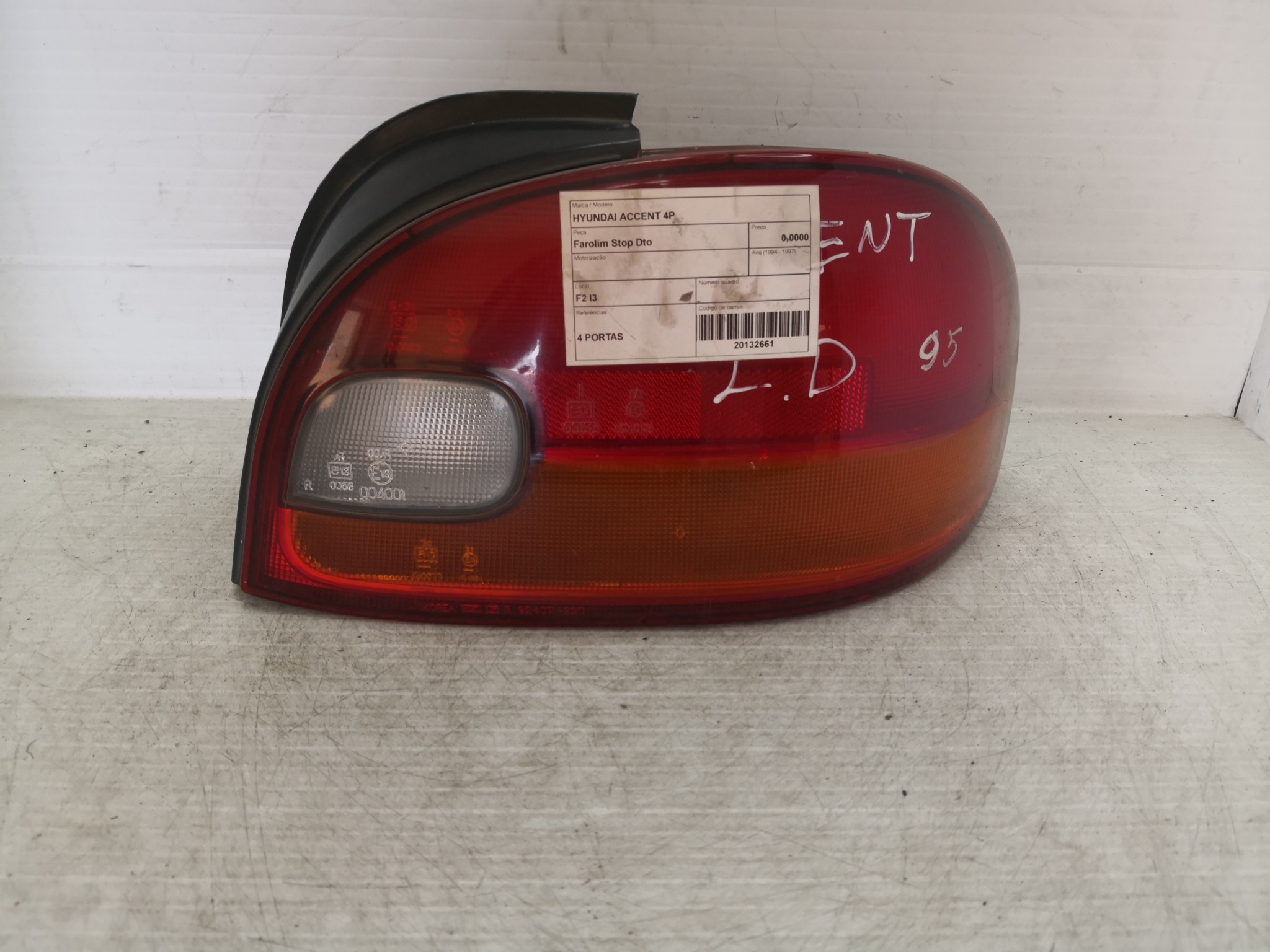 Farolim Stop Dto HYUNDAI - ID S_22660