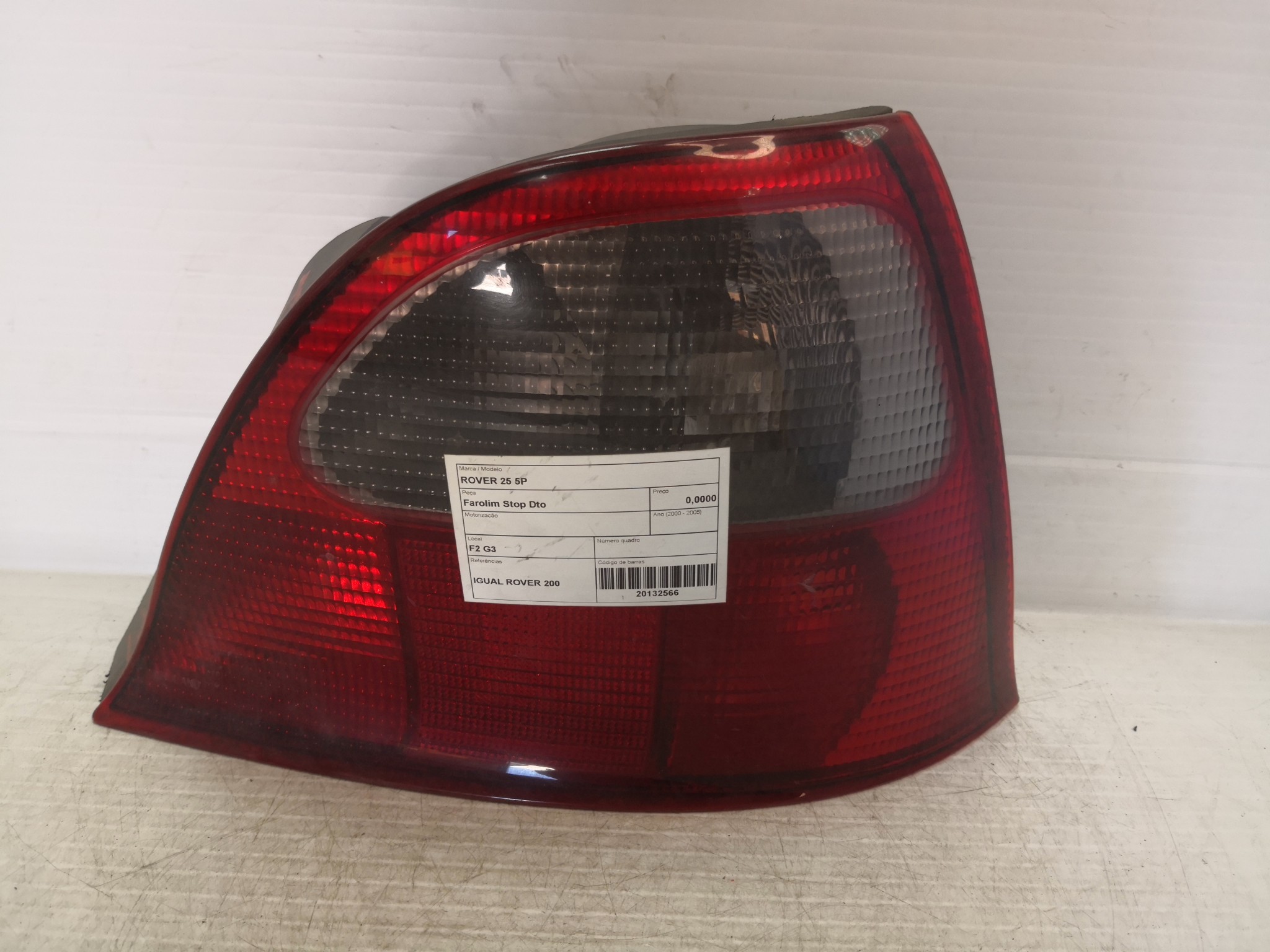 Farolim Stop Dto ROVER - ID S_22565