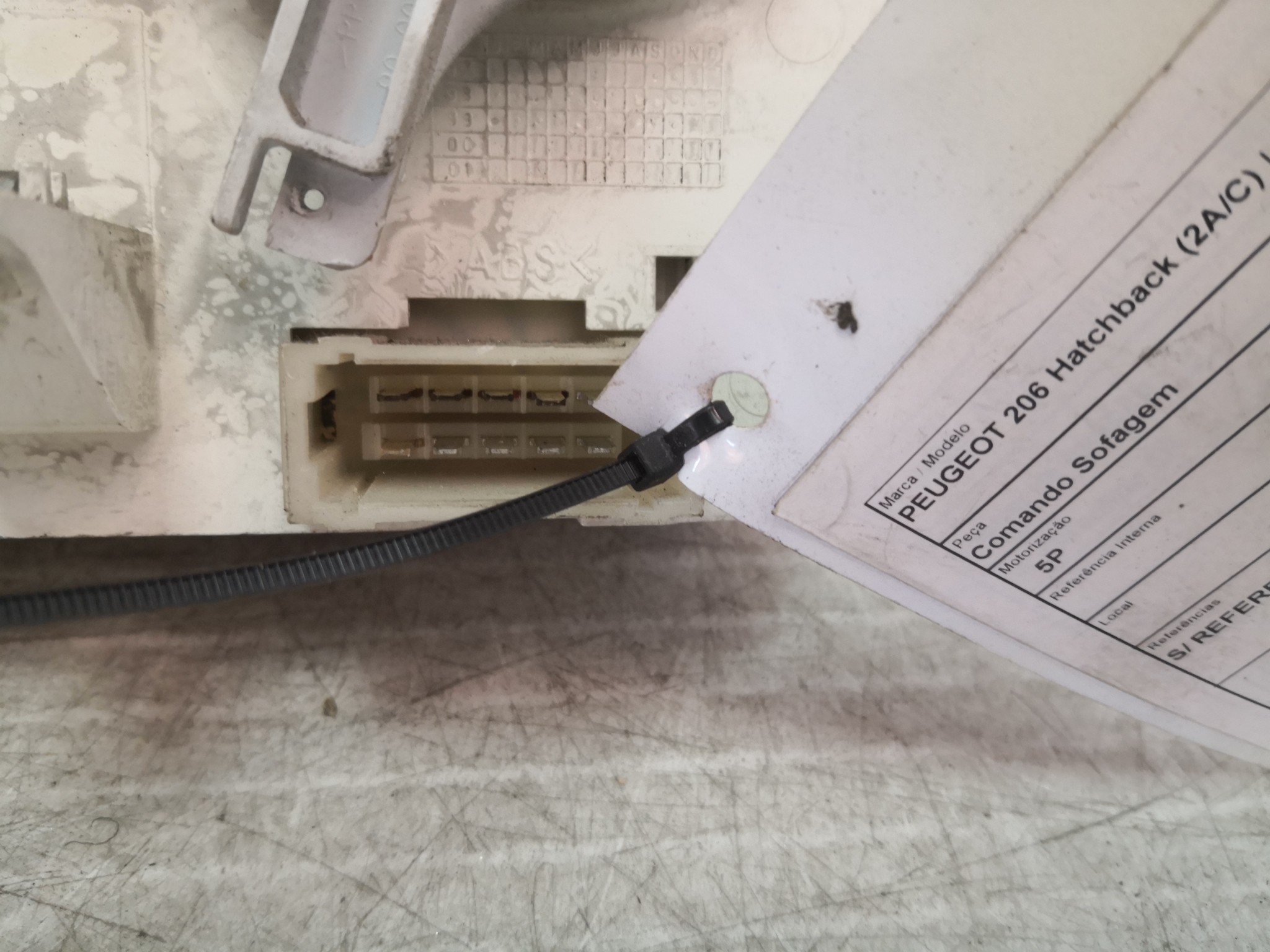 Comando Sofagem PEUGEOT 206 Hatchback (2A/C) | 98 - 12 Imagem-2