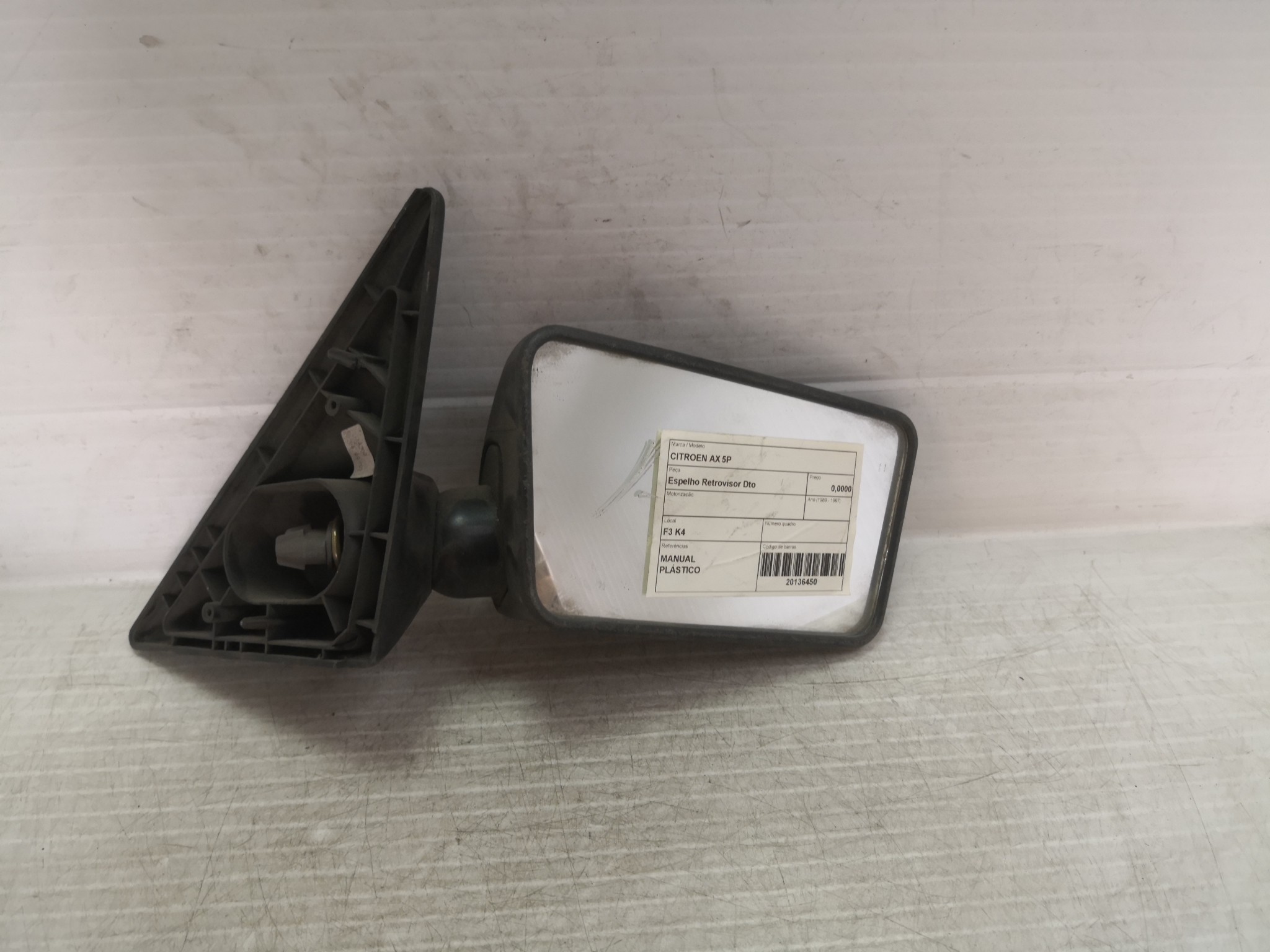 Espelho Retrovisor Dto CITROEN - ID S_26449