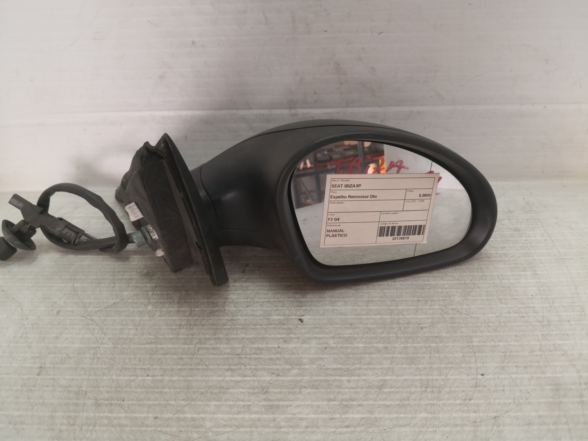 Espelho Retrovisor Dto SEAT - ID S_26614