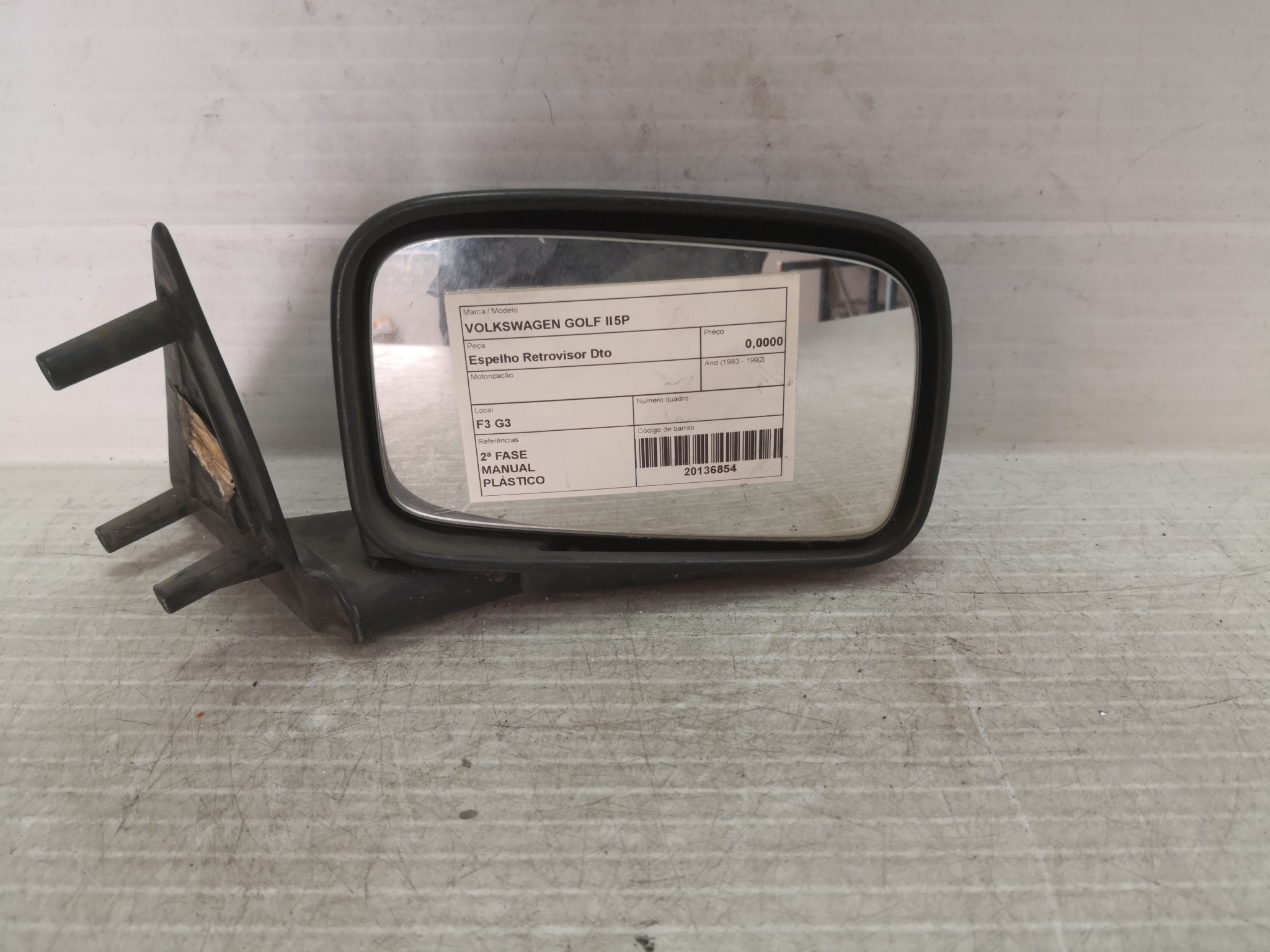 Espelho Retrovisor Dto VOLKSWAGEN - ID S_26853