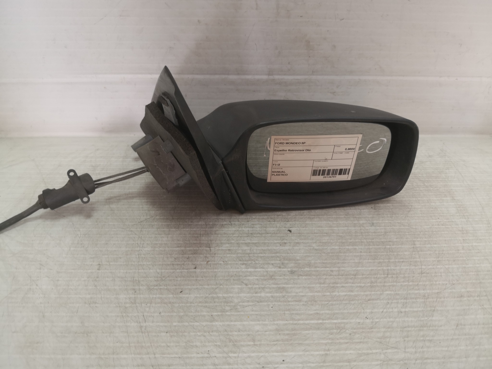 Espelho Retrovisor Dto FORD - ID S_26750