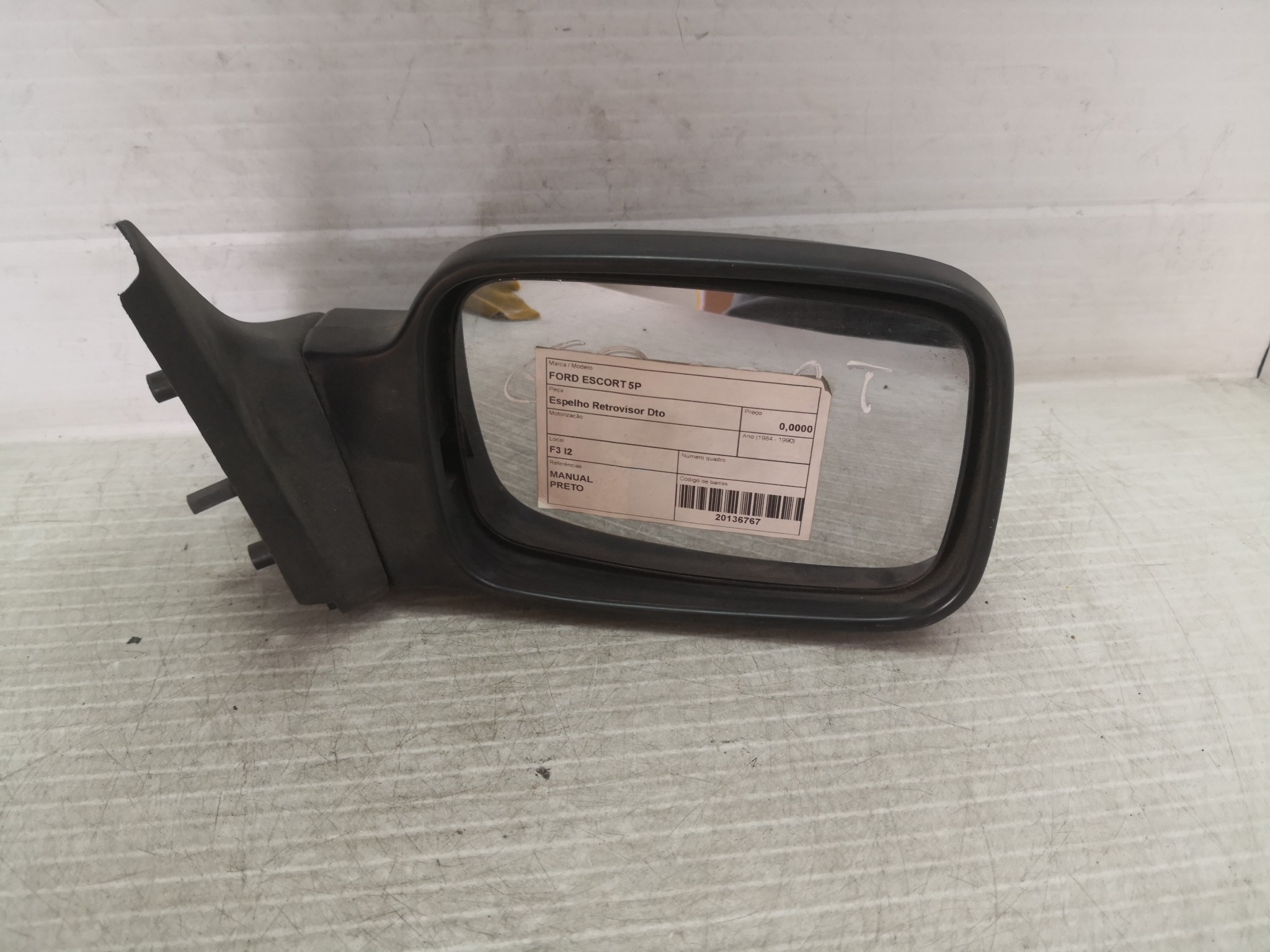 Espelho Retrovisor Dto FORD - ID S_26766