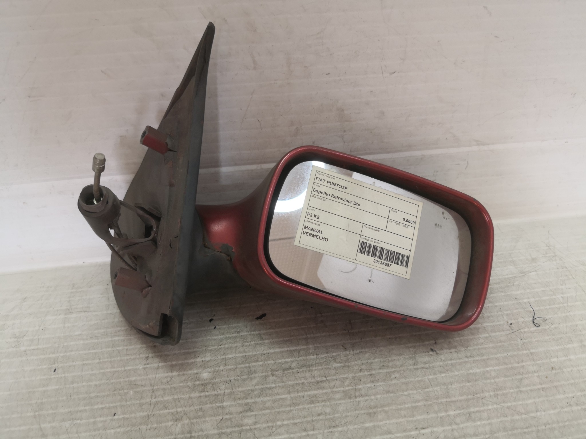 Espelho Retrovisor Dto FIAT - ID S_26686