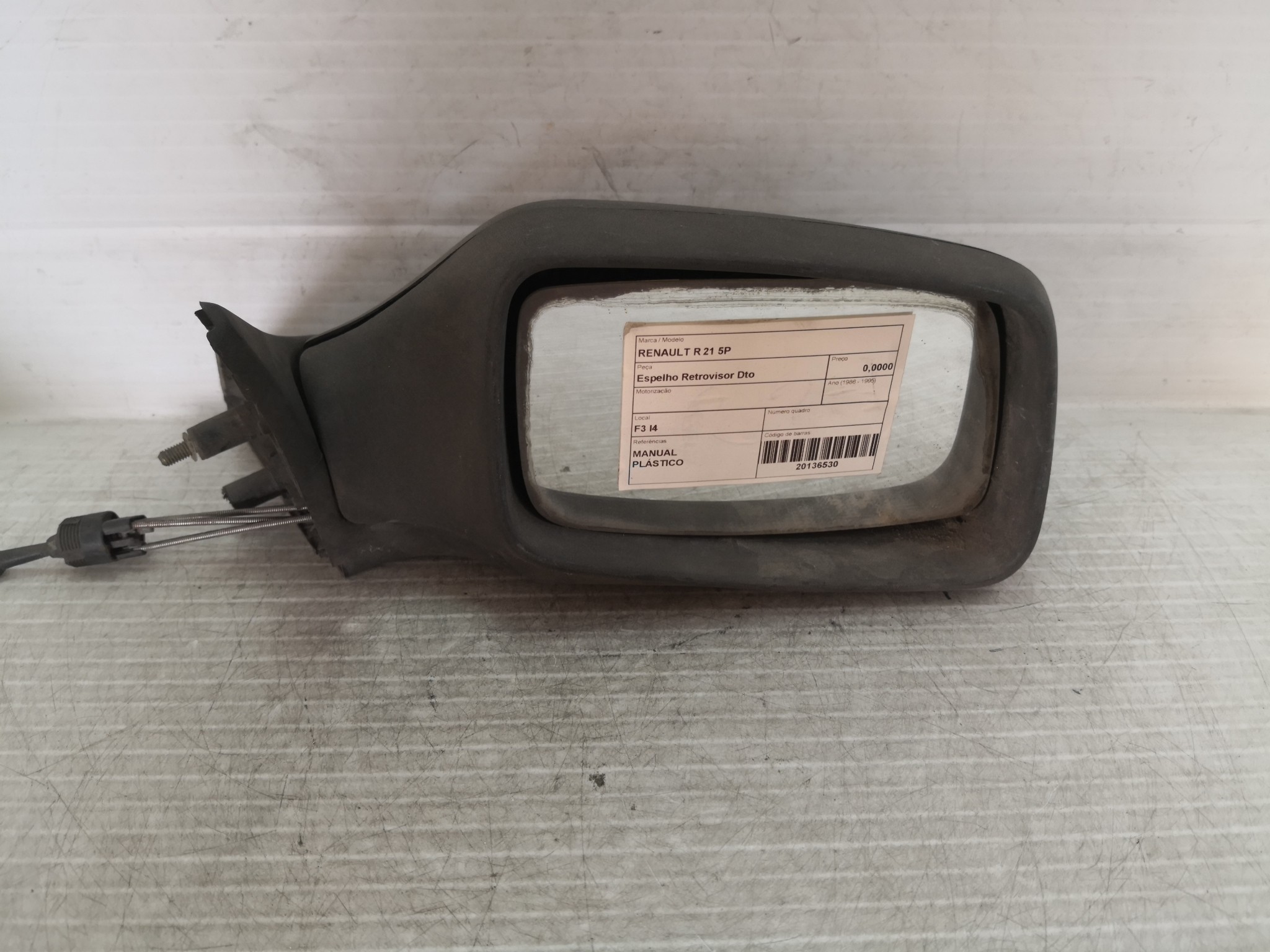 Espelho Retrovisor Dto RENAULT - ID S_26529