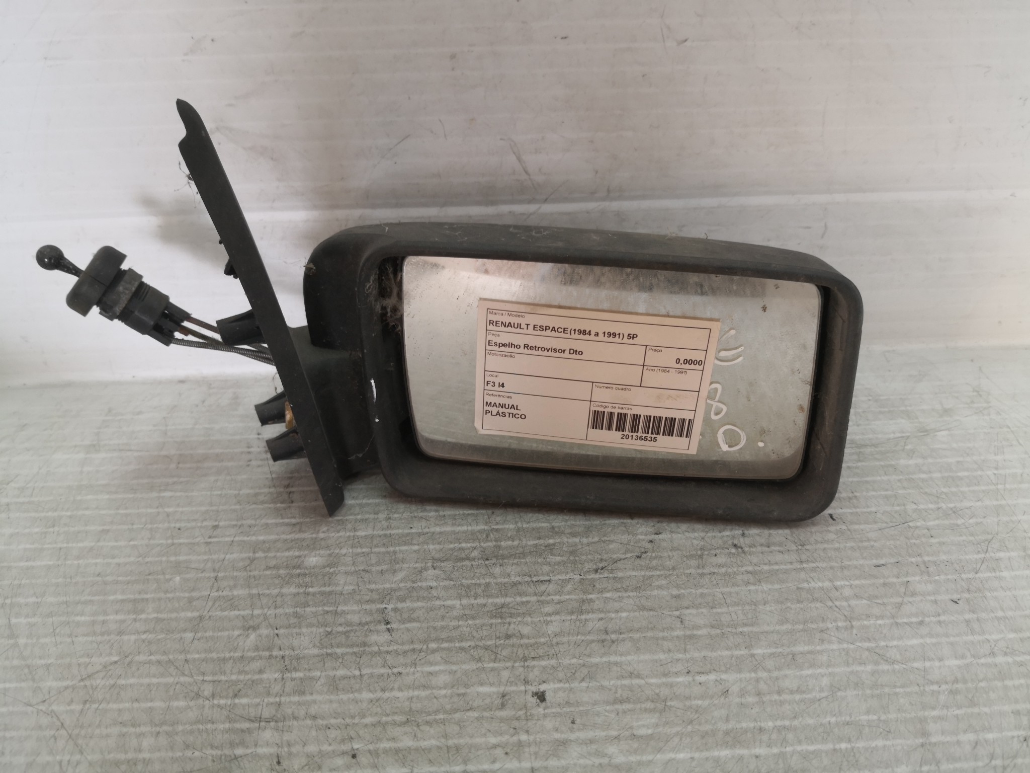 Espelho Retrovisor Dto RENAULT - ID S_26534