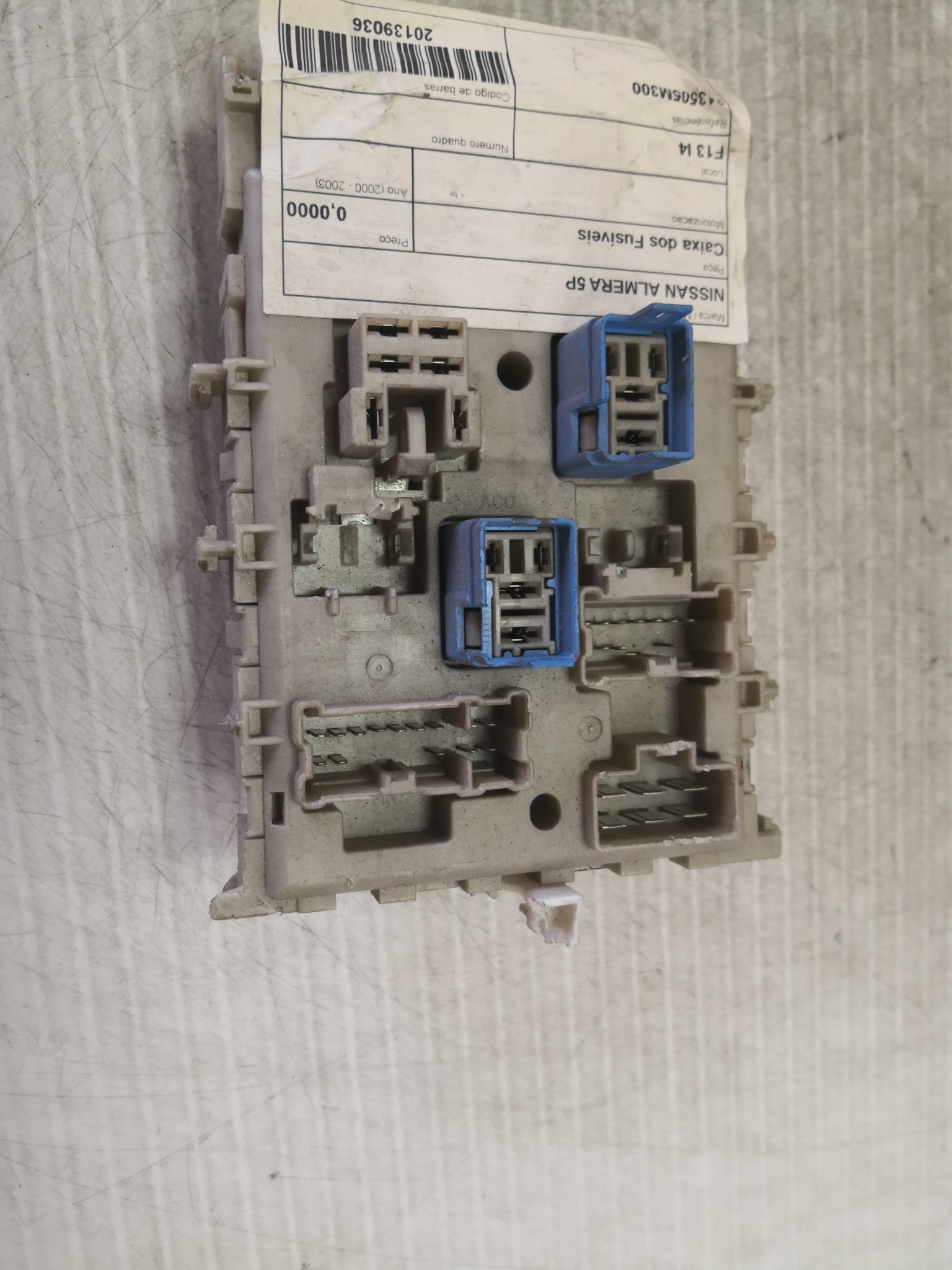 Caixa dos Fusíveis NISSAN ALMERA II Hatchback (N16) | 00 -  Imagem-1