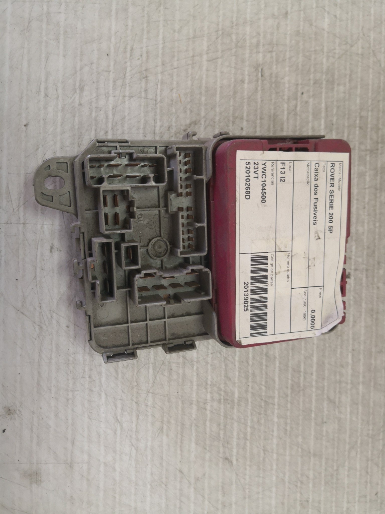 Caixa dos Fusíveis ROVER 200 Hatchback (XW) | 89 - 95 Imagem-1