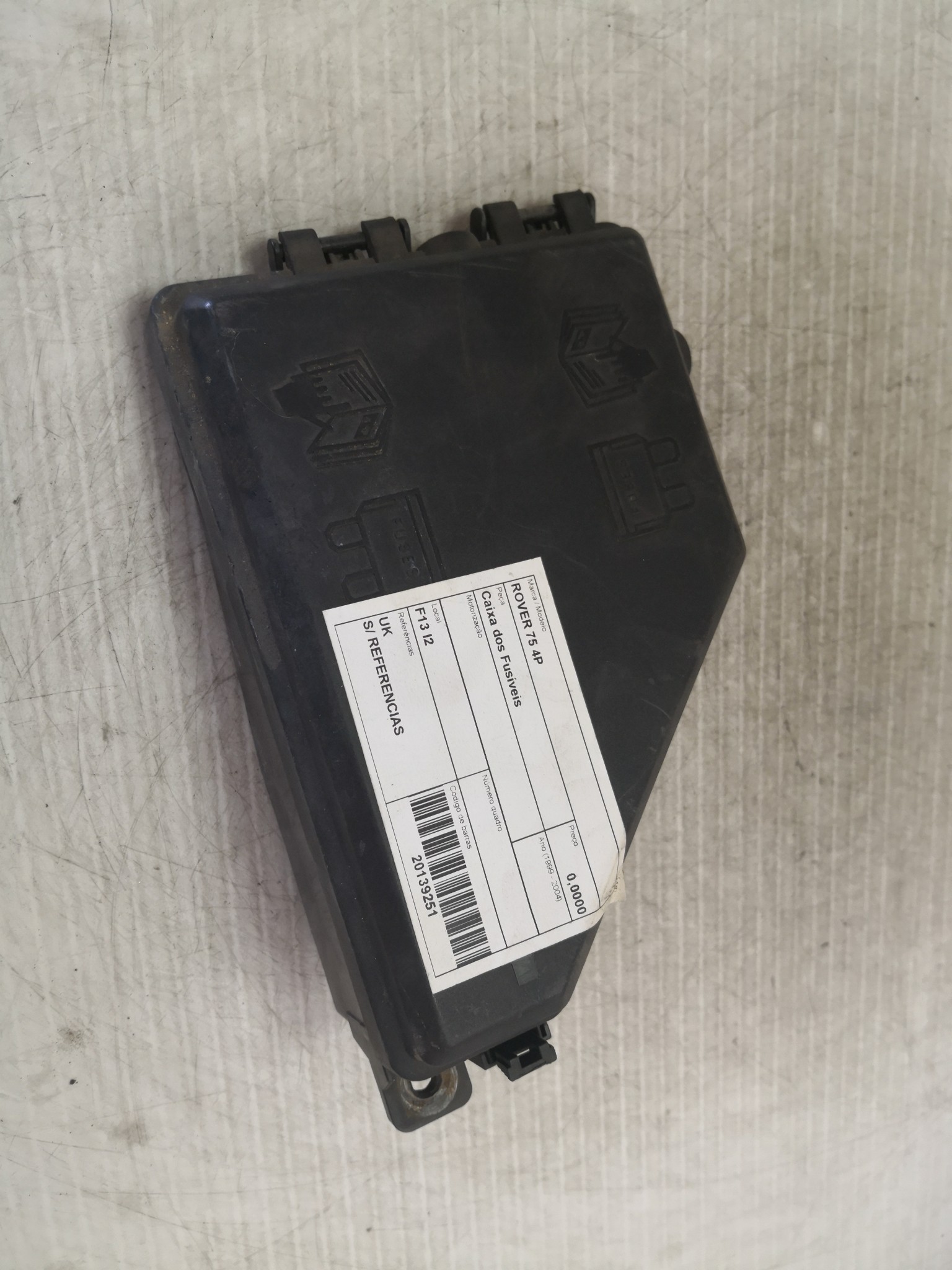 Caixa dos Fusíveis ROVER - ID S_29250
